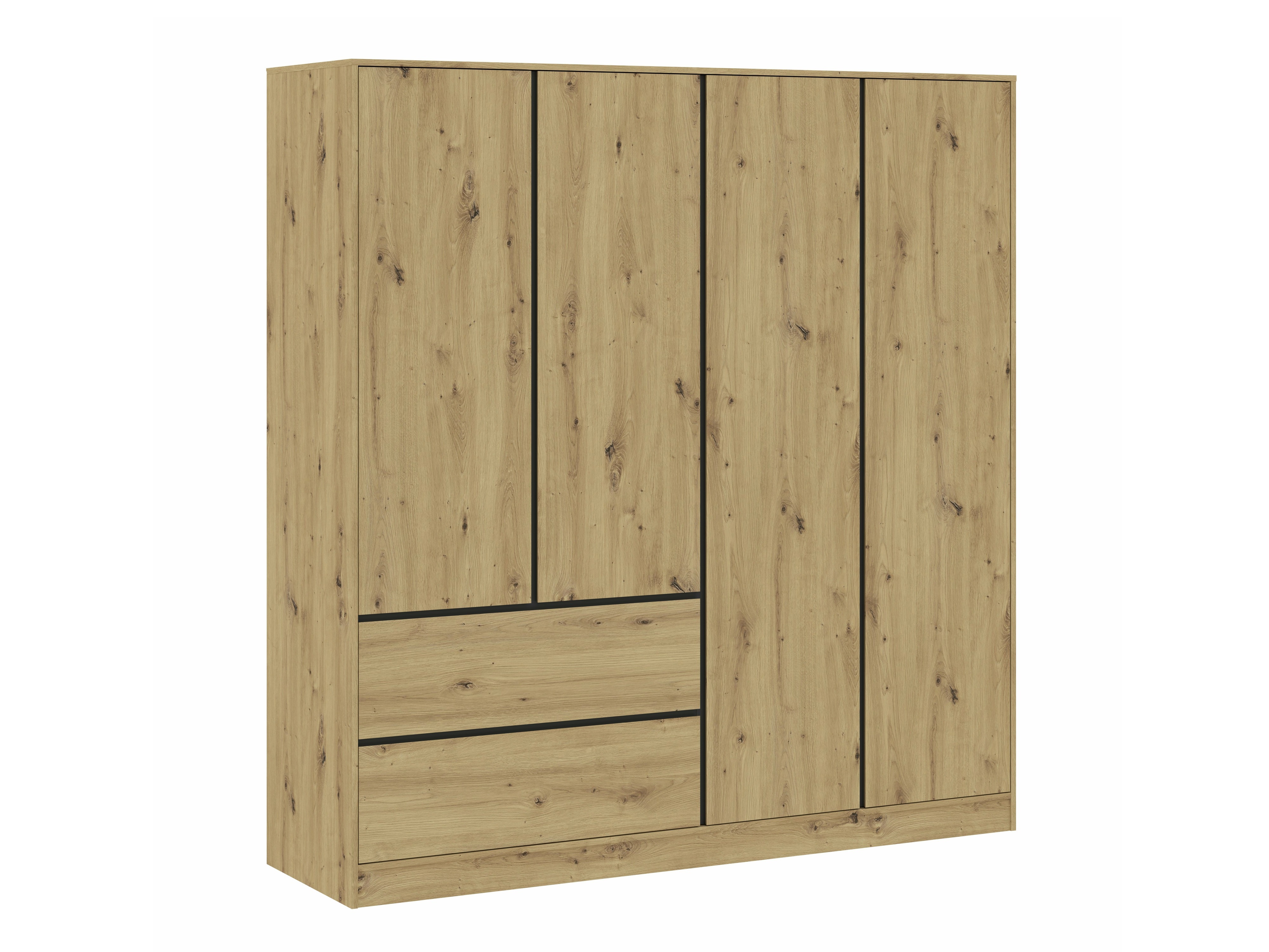 Wardrobe Mervese 104 (Artisan oak)