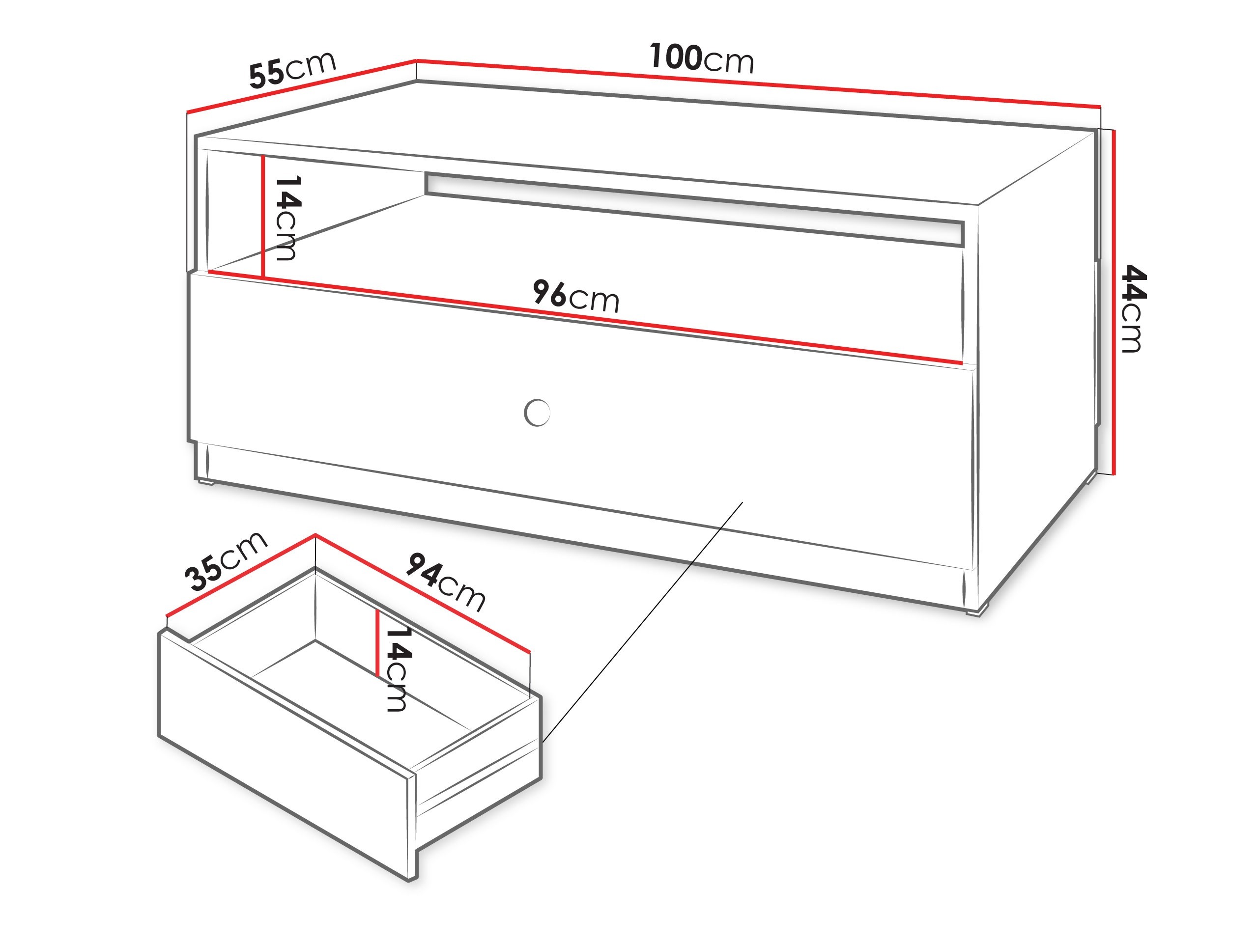 Coffee table Comfivo Lenitas