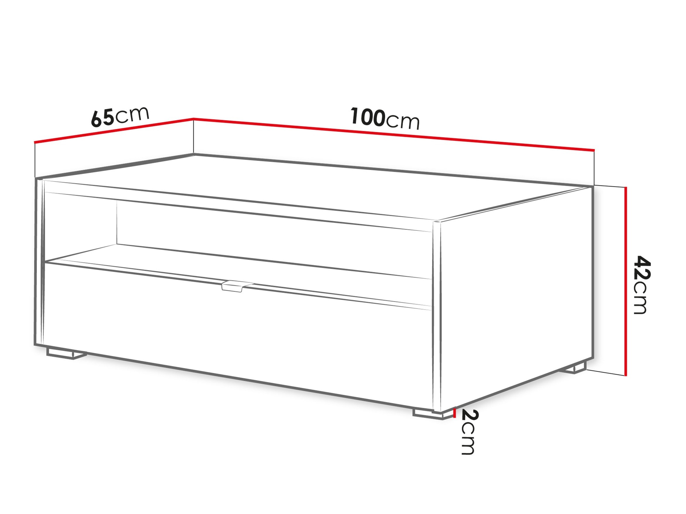 Coffee table Comfivo Ordo