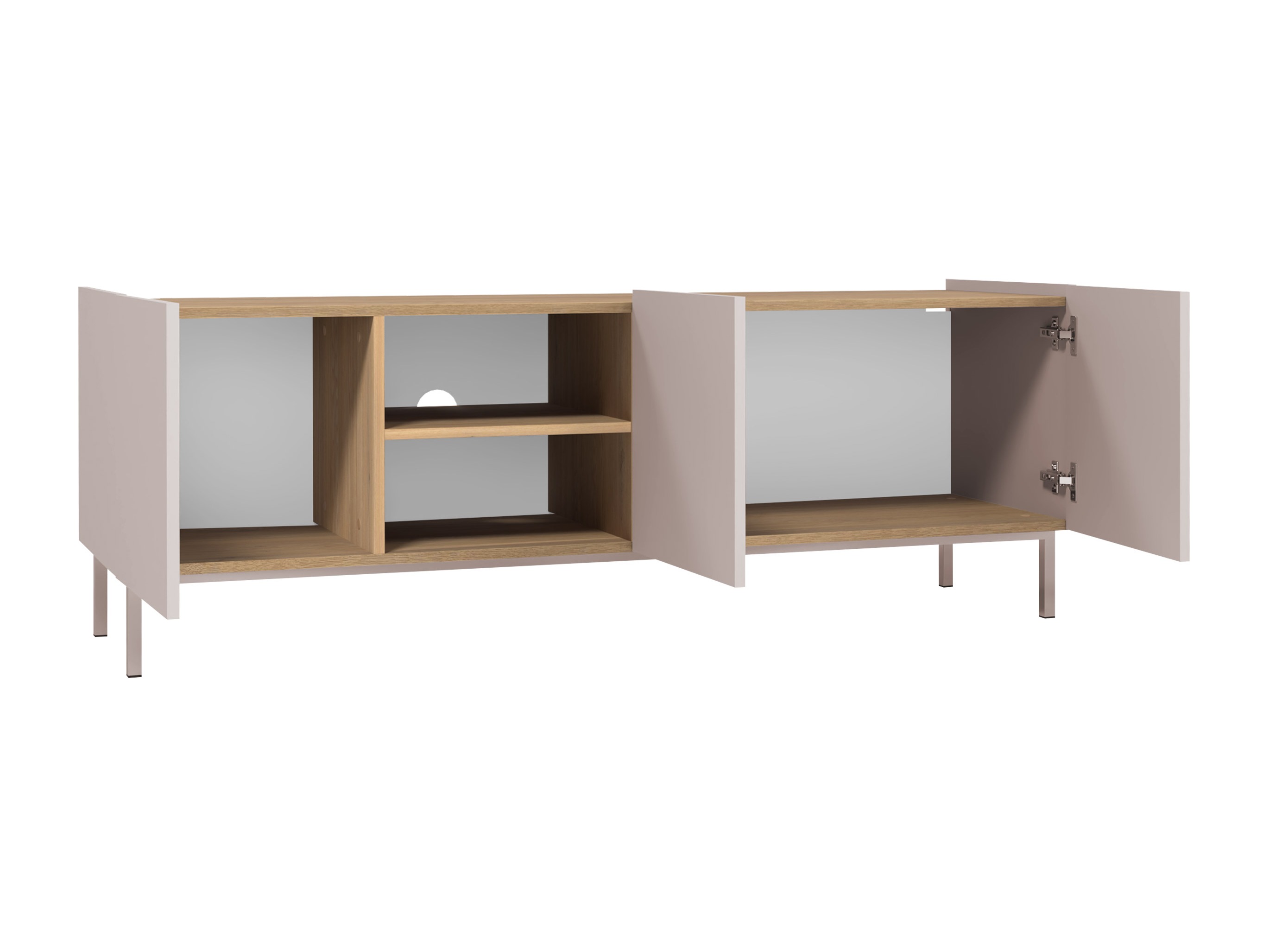 Living room set Veldome 103 (Black + Light brown)