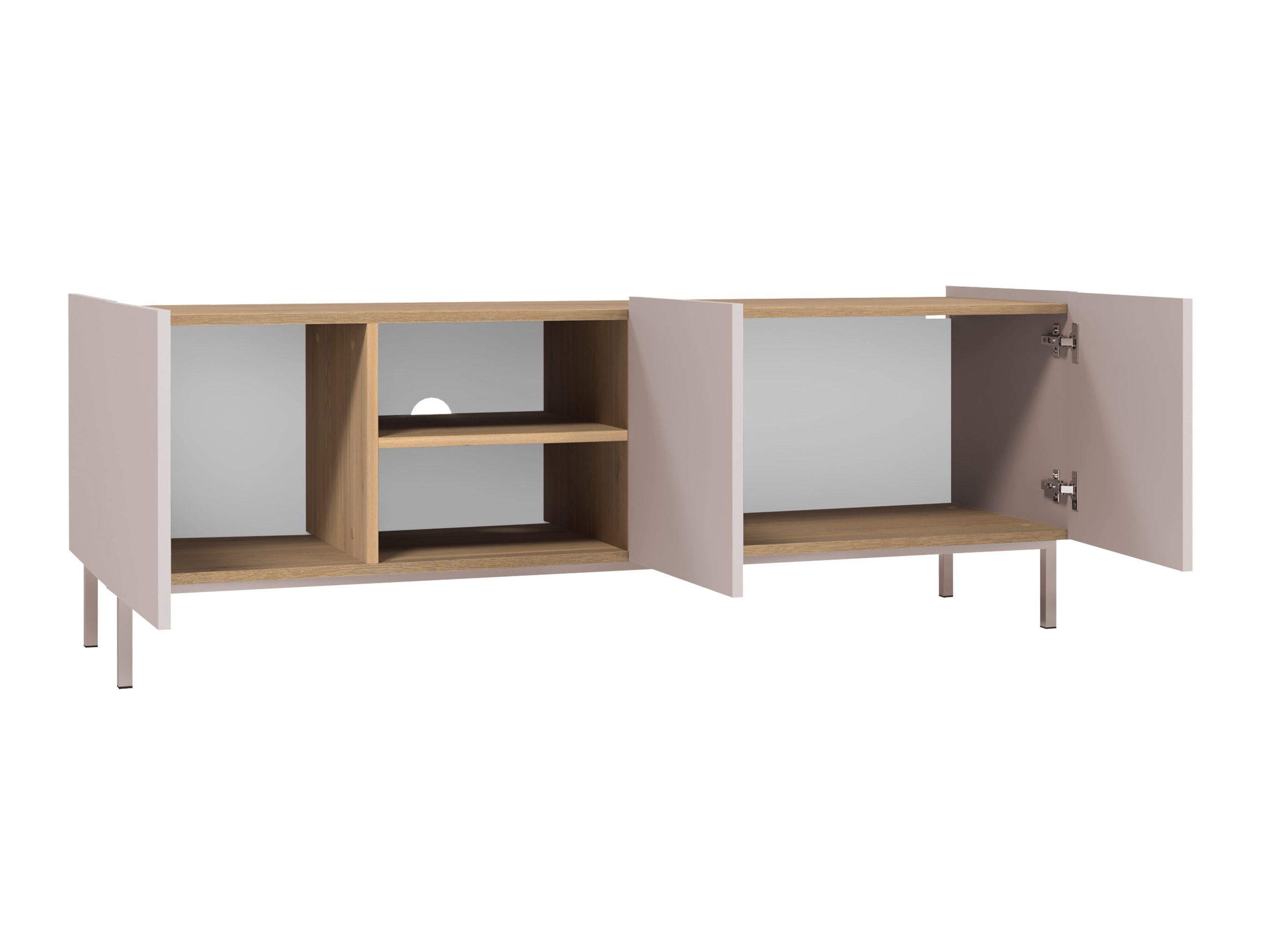 TV stand Veldome 102 (Black + Light brown)