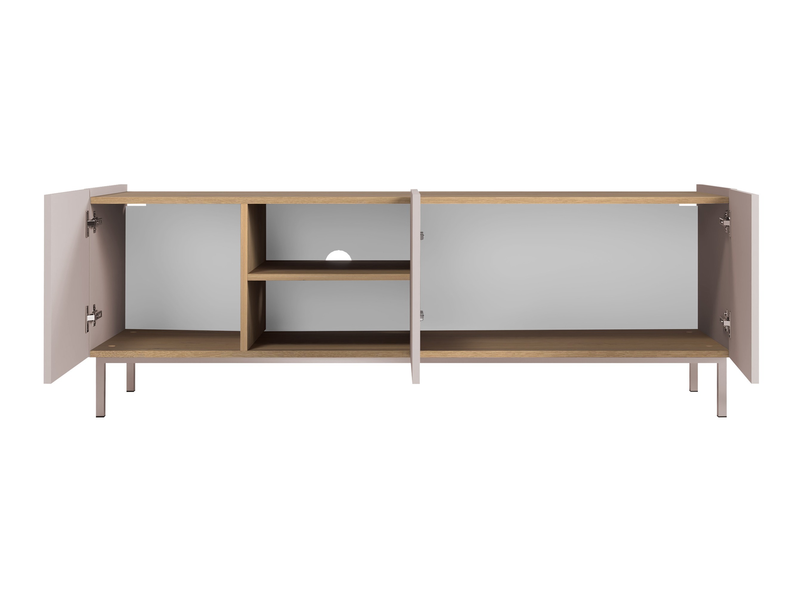 TV stand Veldome 102 (Black + Light brown)