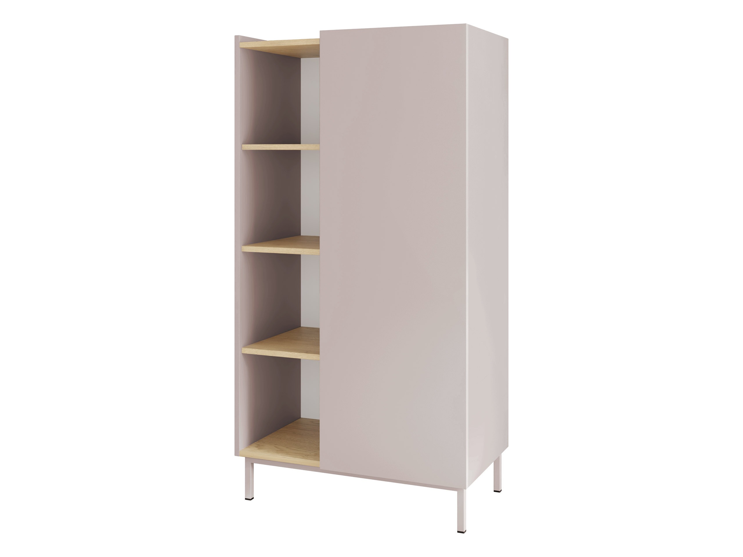 Bookcase Veldome 101 (Cashmere + Oak)