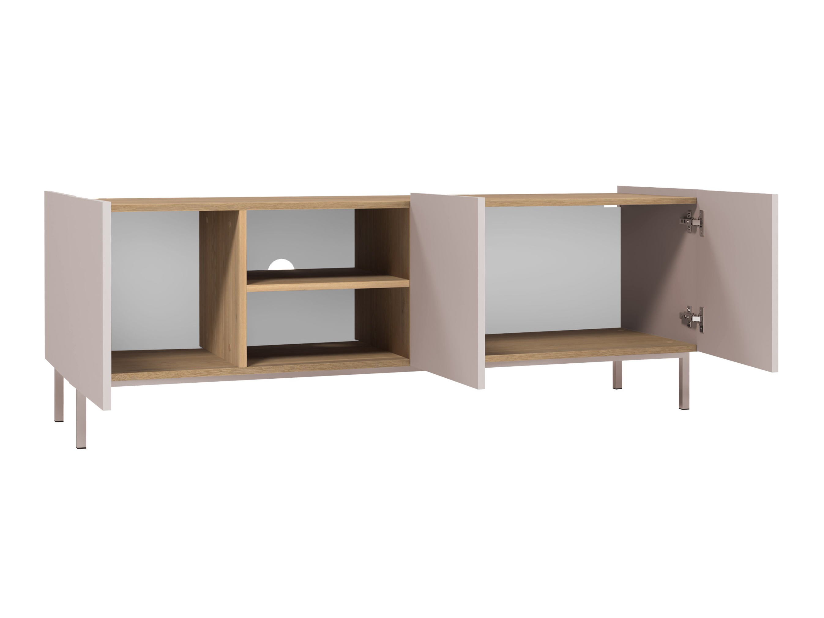 TV stand Veldome 102 (Cashmere + Oak)