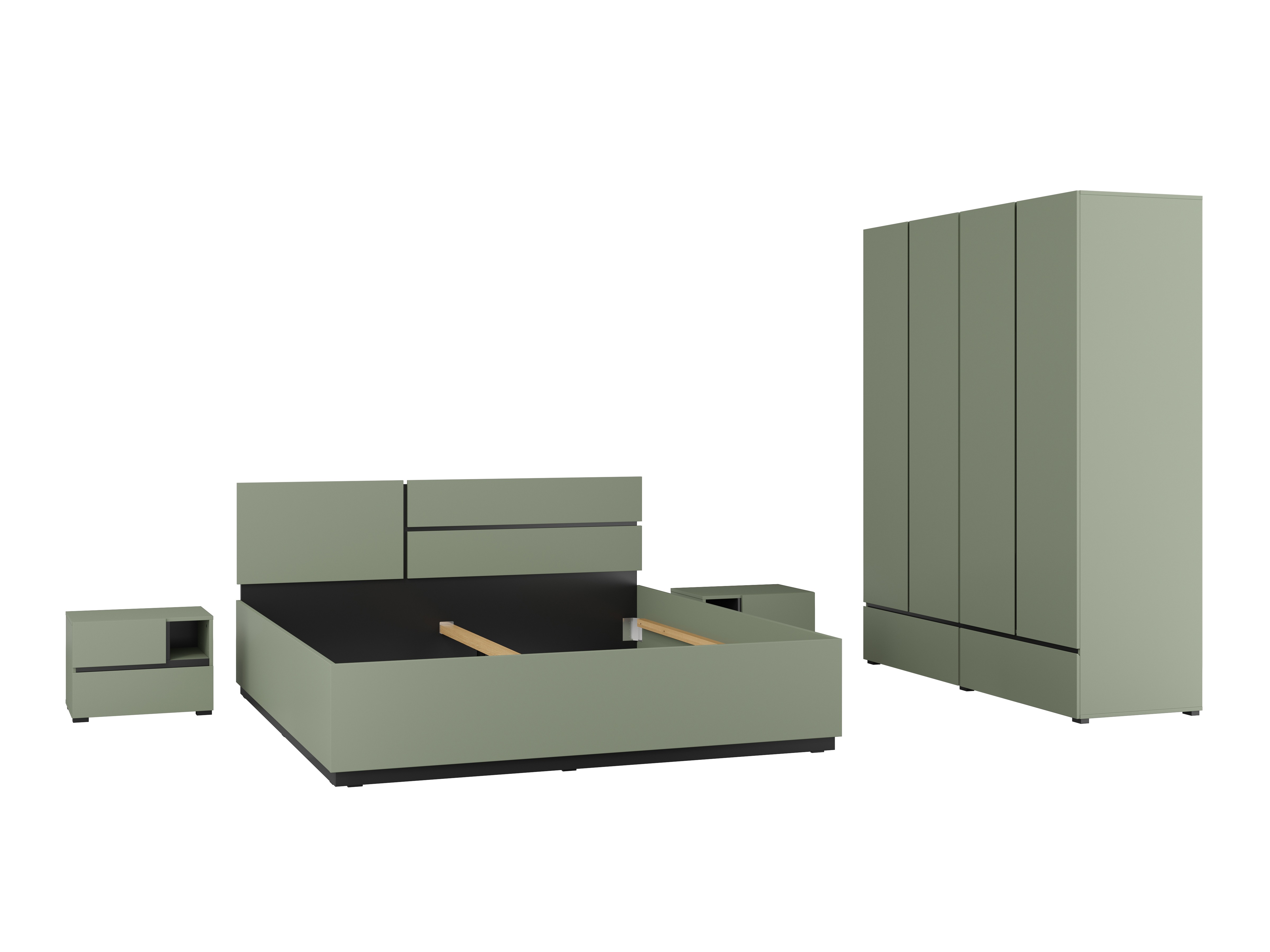 Bedroom set Alfere 124 (Green)