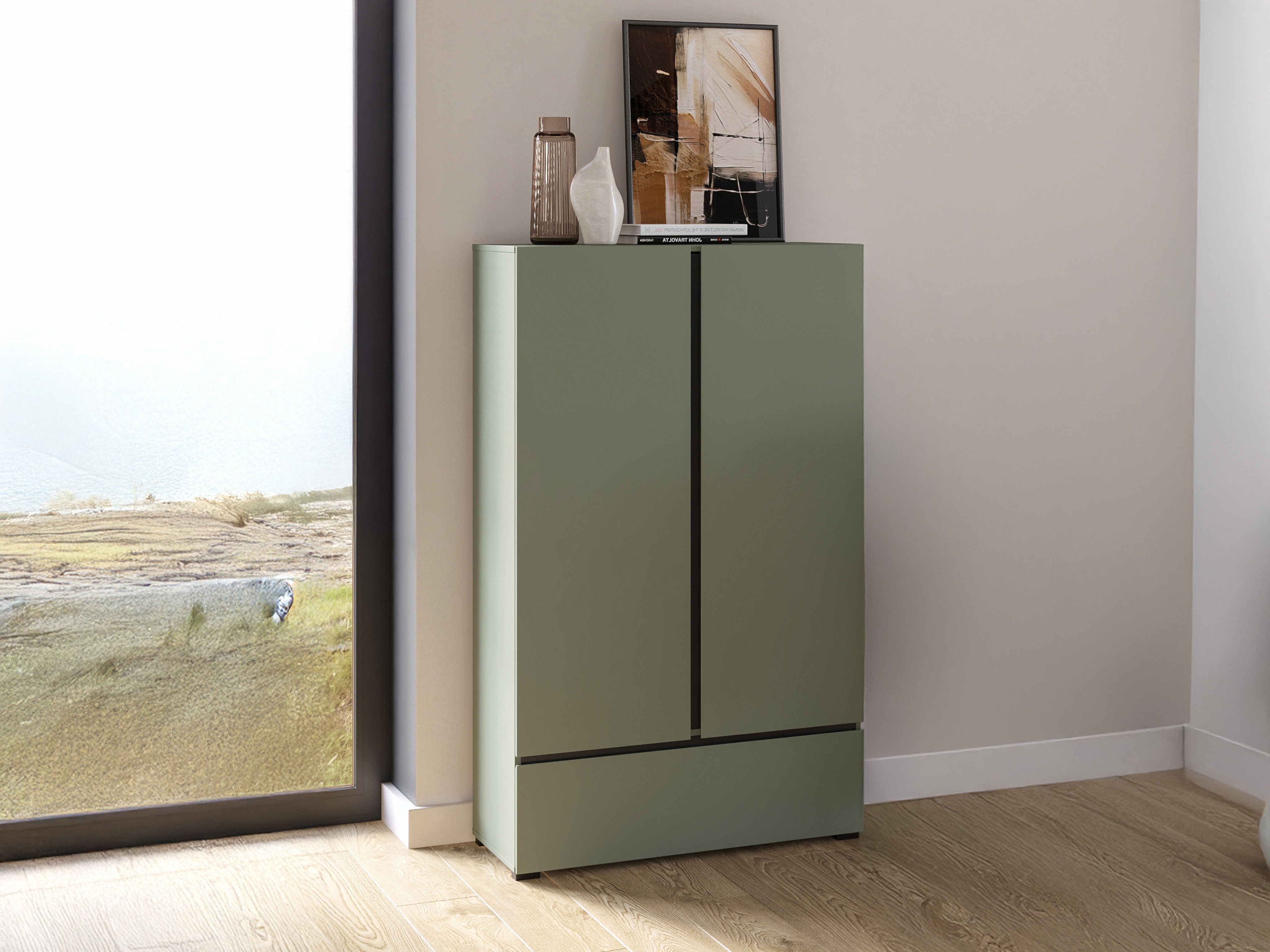 Bookcase Alfere 122 (Green)