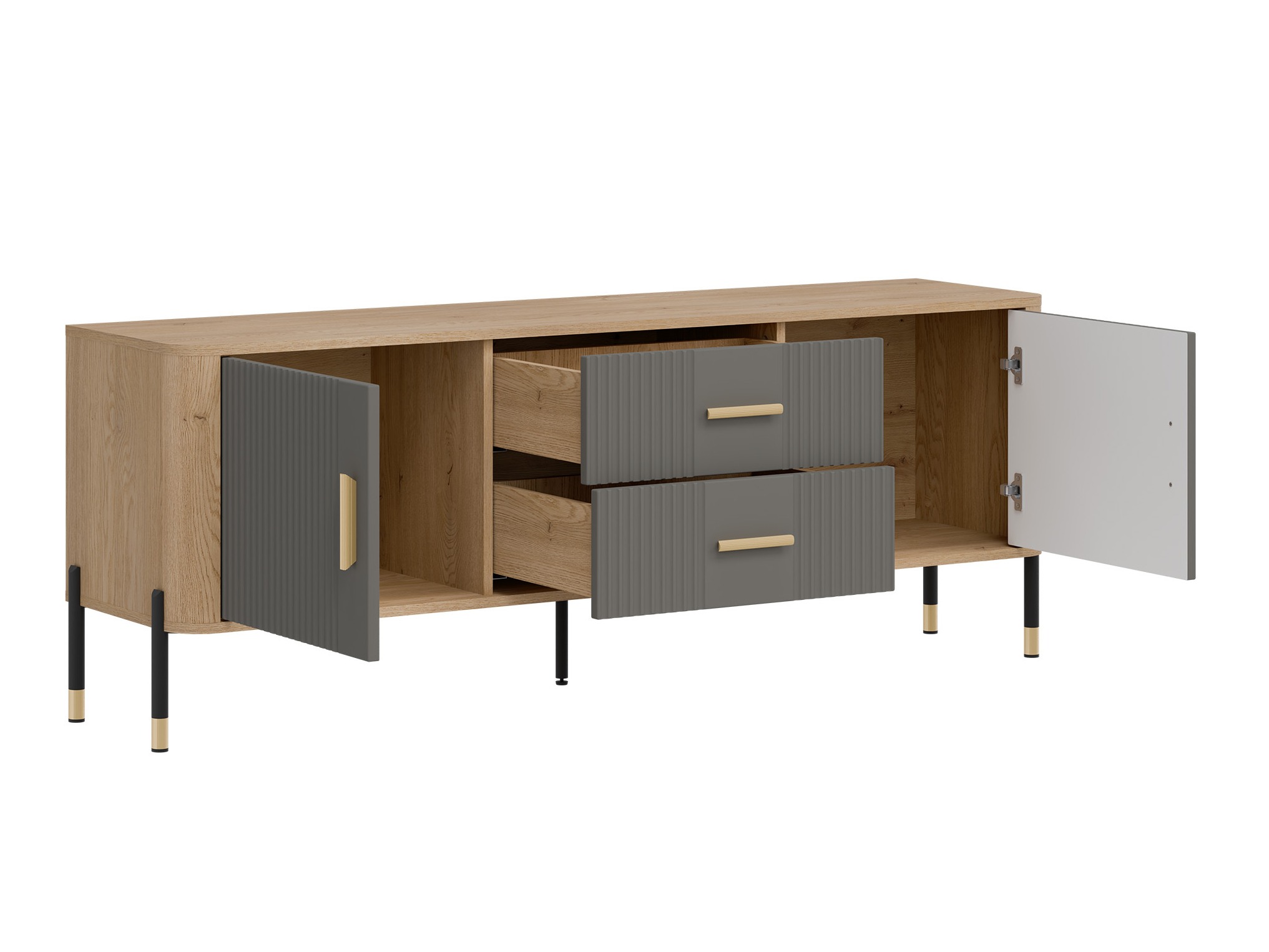 TV stand Flosora 103 (Grey)