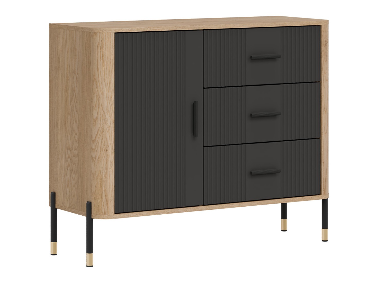 Chest of drawers Flosora 107 (Anthracite)