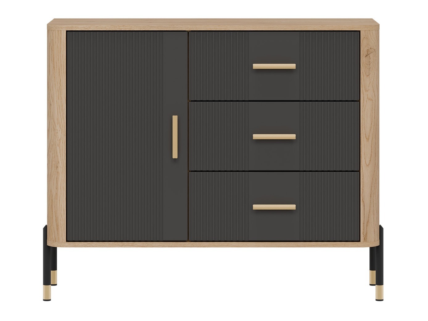 Chest of drawers Flosora 107 (Anthracite)