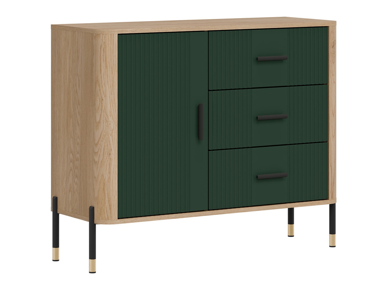 Chest of drawers Flosora 107 (Green)