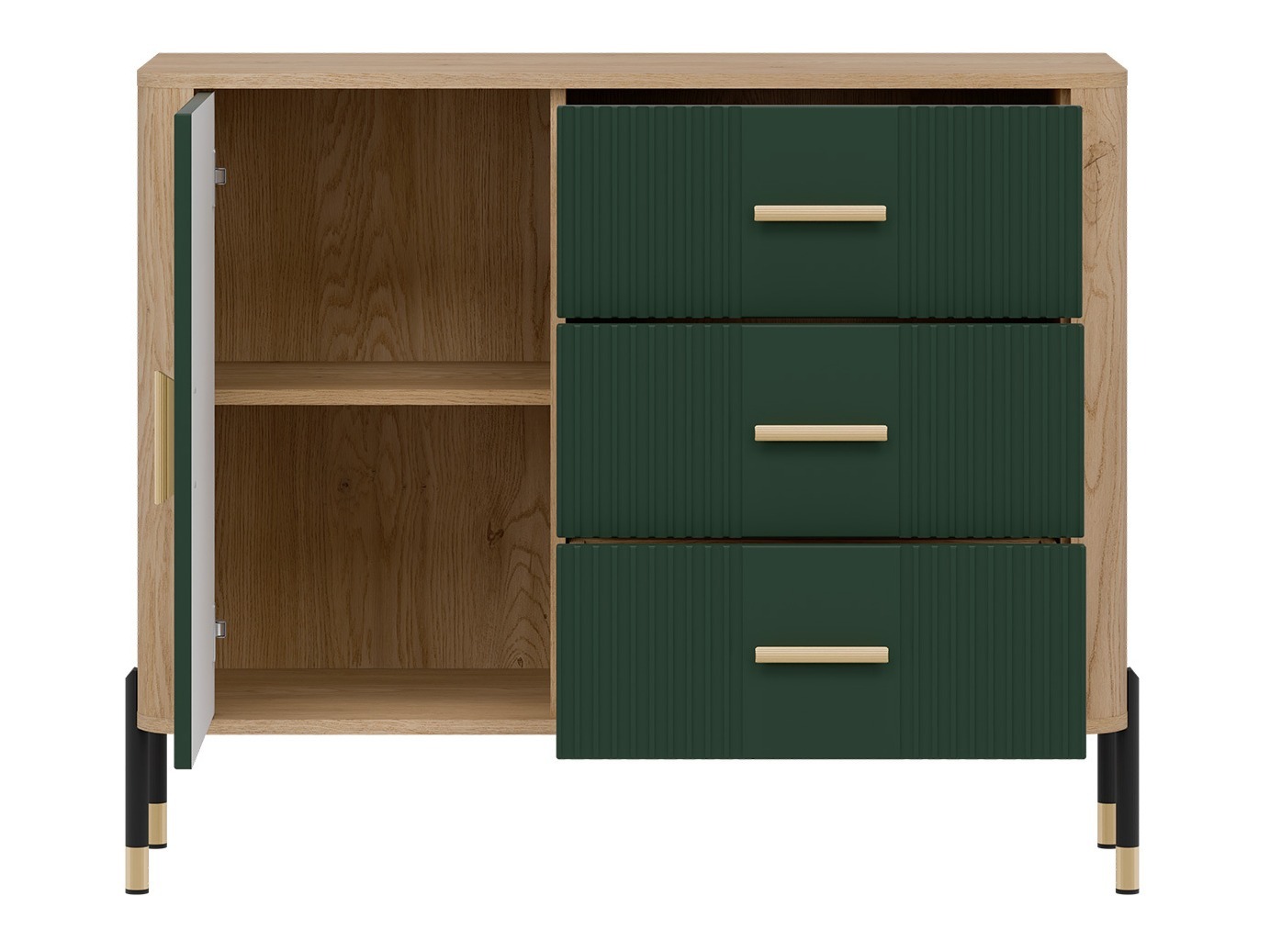 Chest of drawers Flosora 107 (Green)