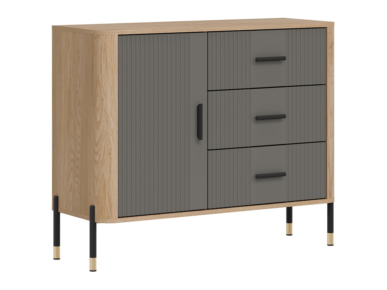 Chest of drawers Flosora 107 (Grey)