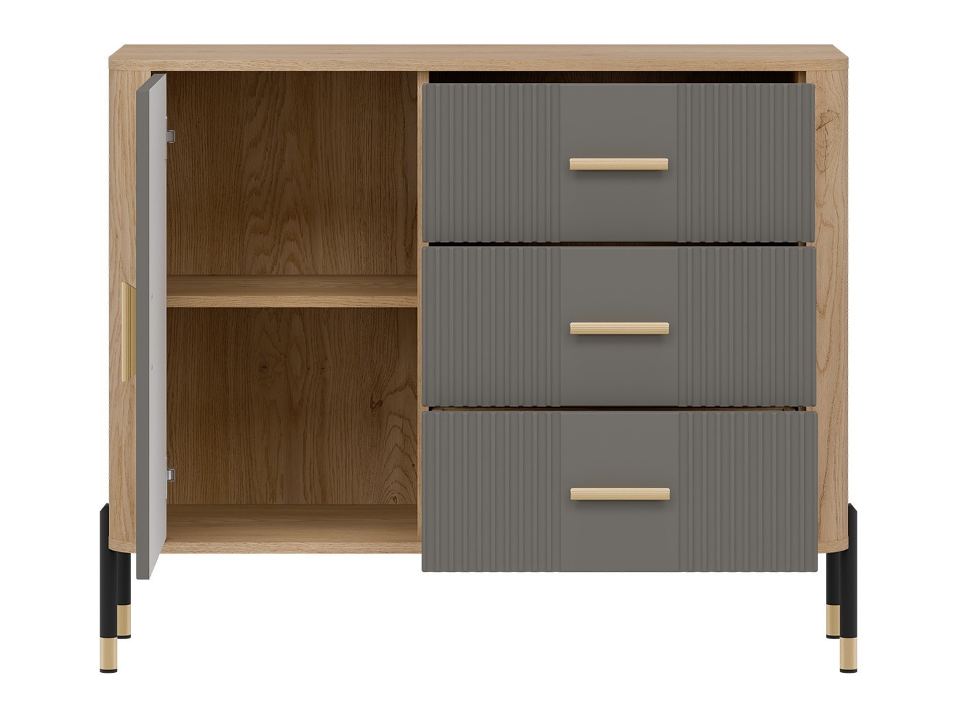Chest of drawers Flosora 107 (Grey)