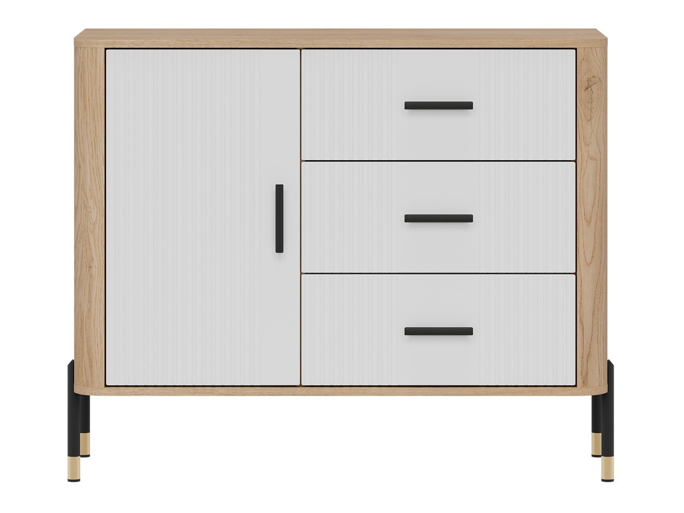 Chest of drawers Flosora 107 (White)