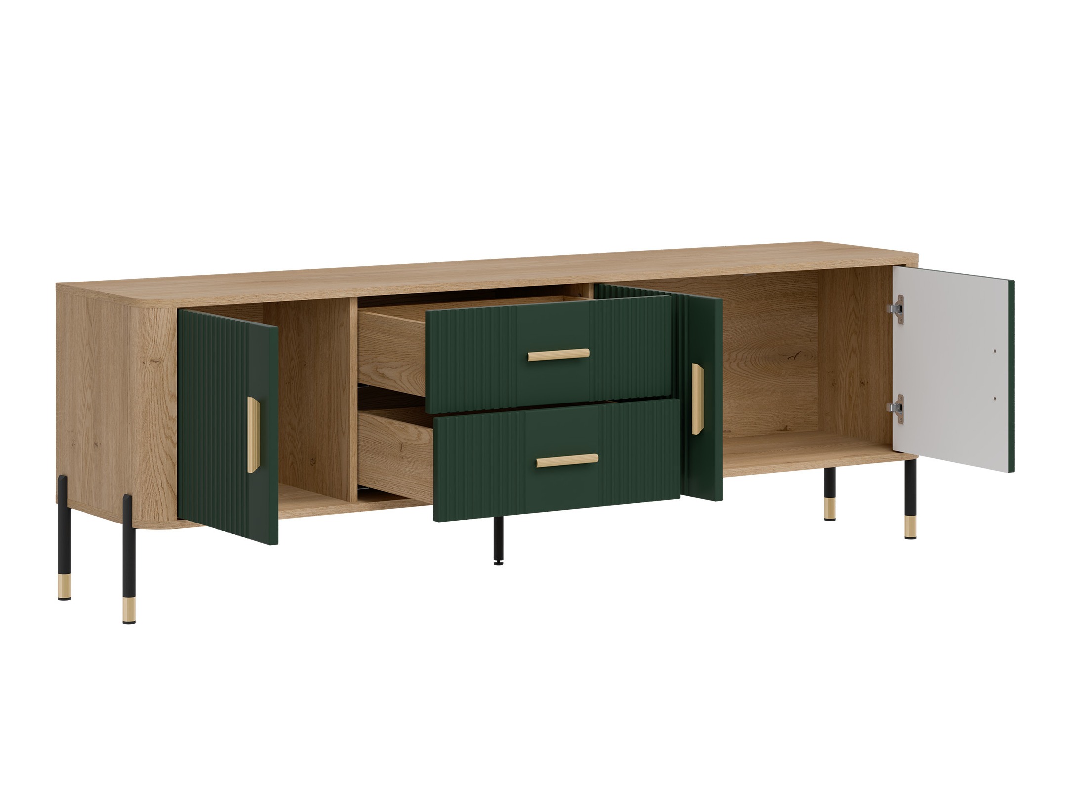 TV stand Flosora 105 (Green)