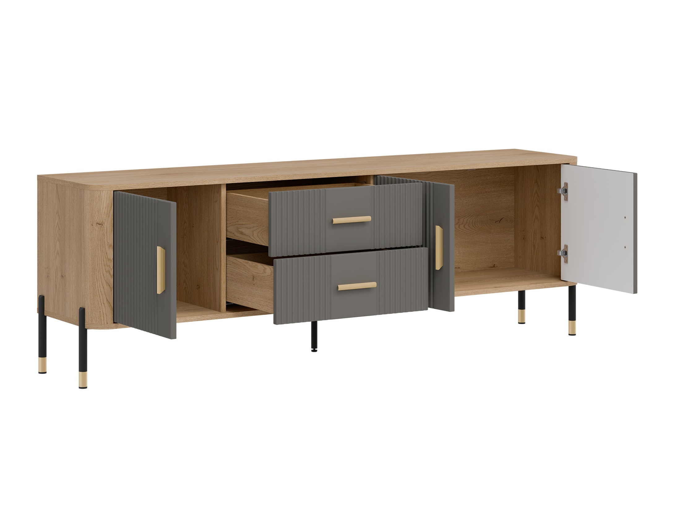 TV stand Flosora 105 (Grey)