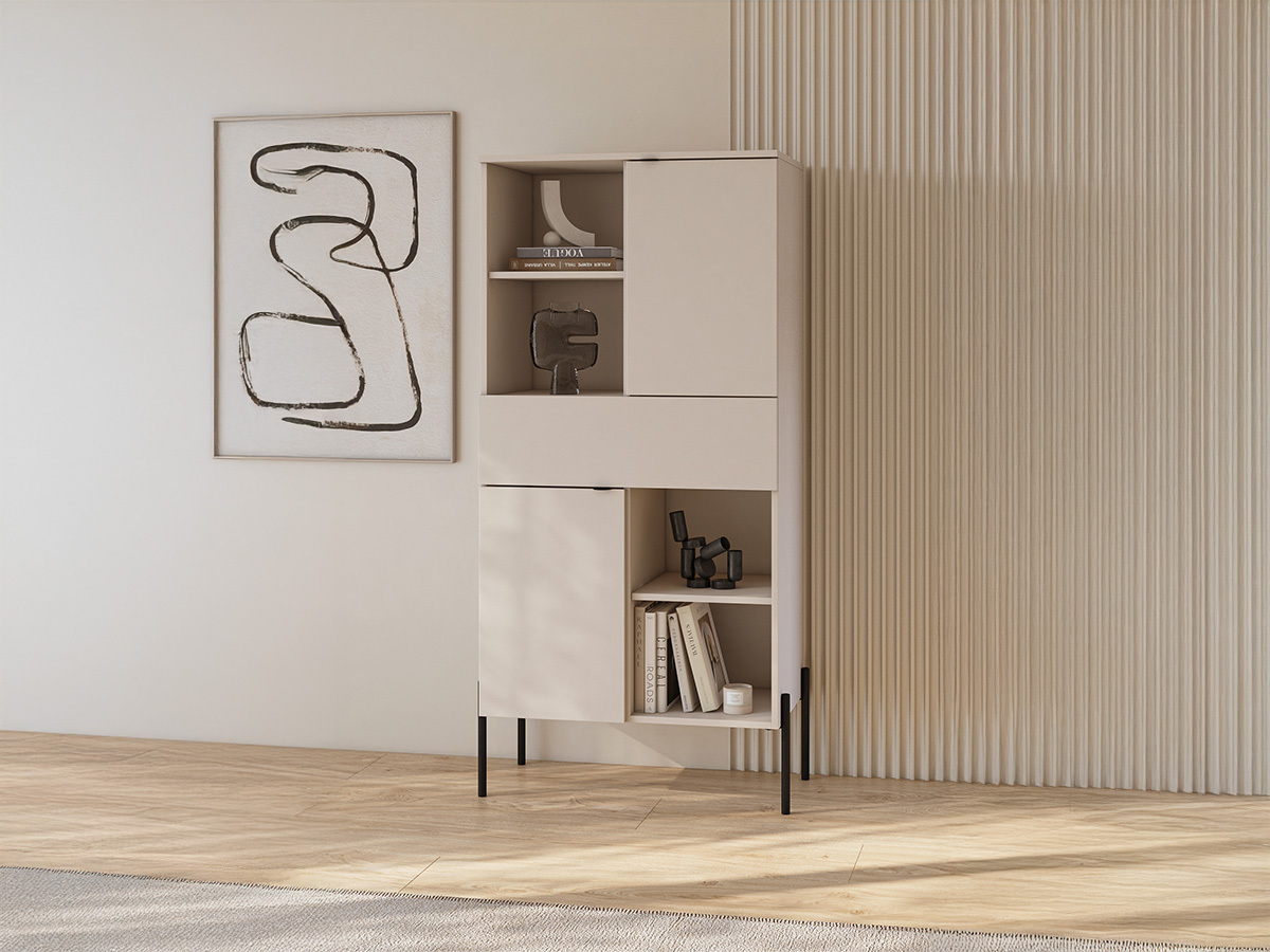Bookcase Levtenu 110 (Cashmere)