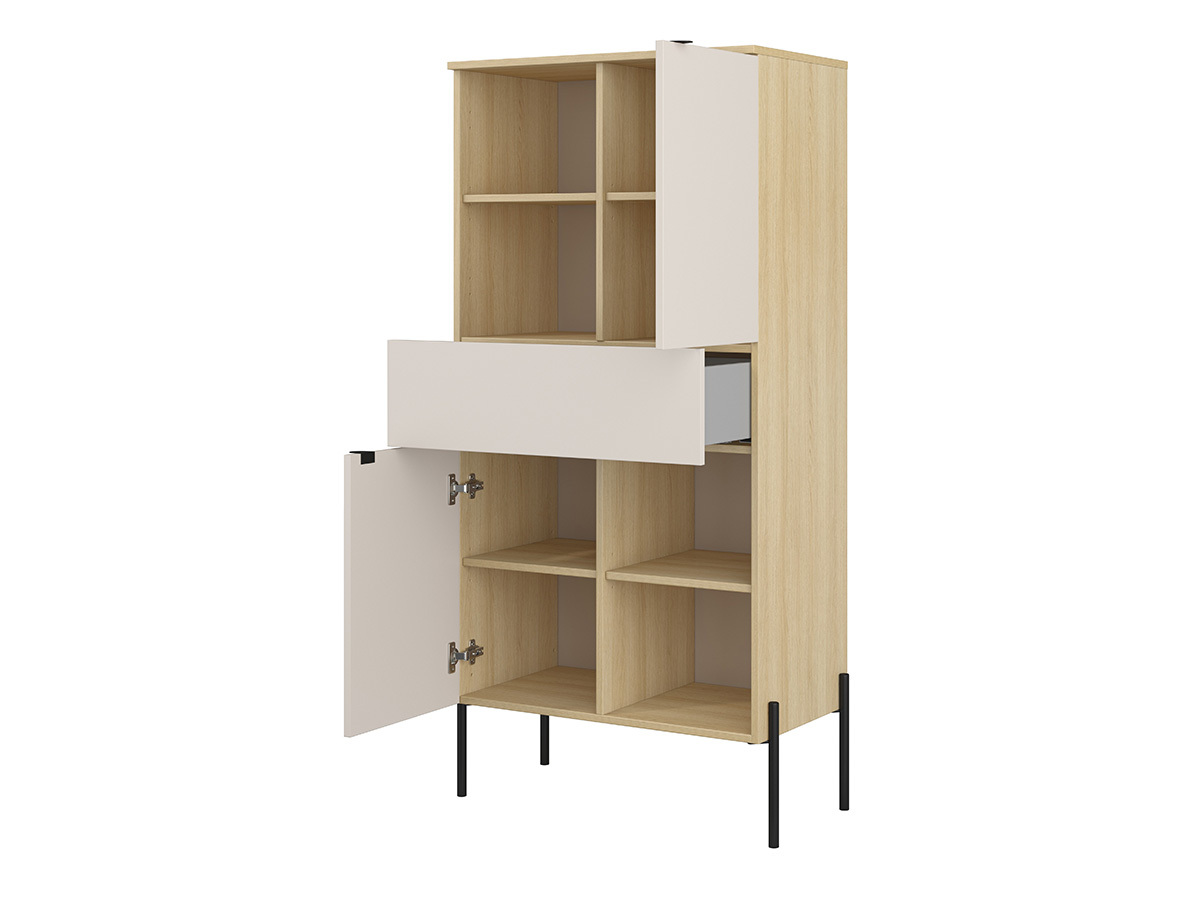 Bookcase Levtenu 110 (Oak + Cashmere)