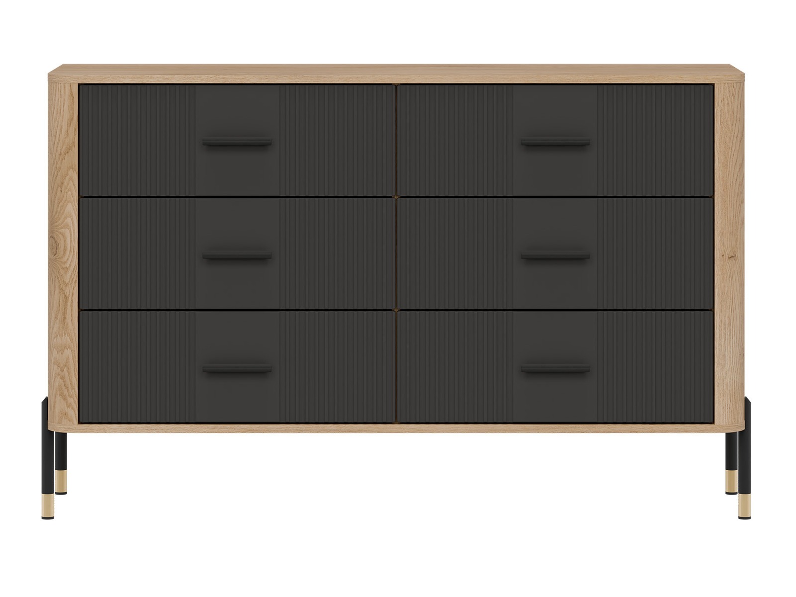 Chest of drawers Flosora 109 (Anthracite)
