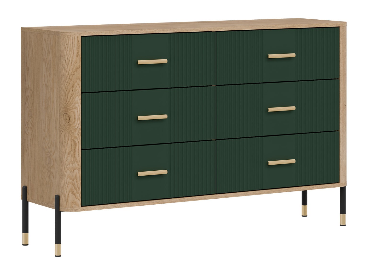Chest of drawers Flosora 109 (Green)