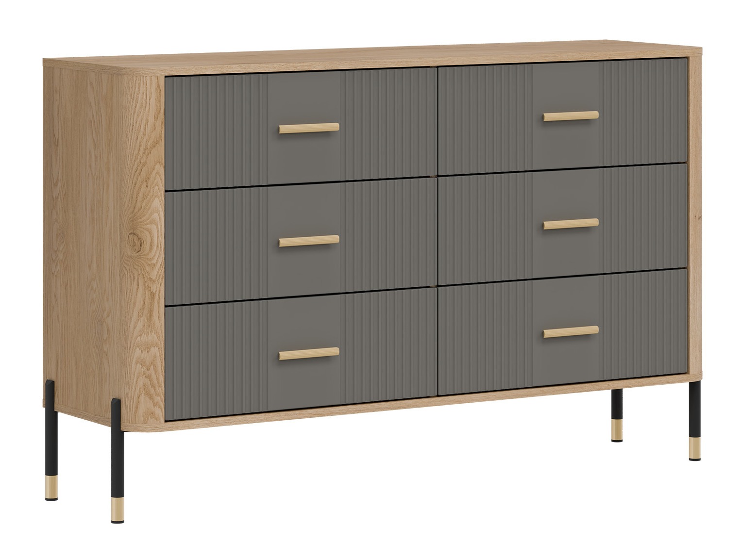 Chest of drawers Flosora 109 (Grey)