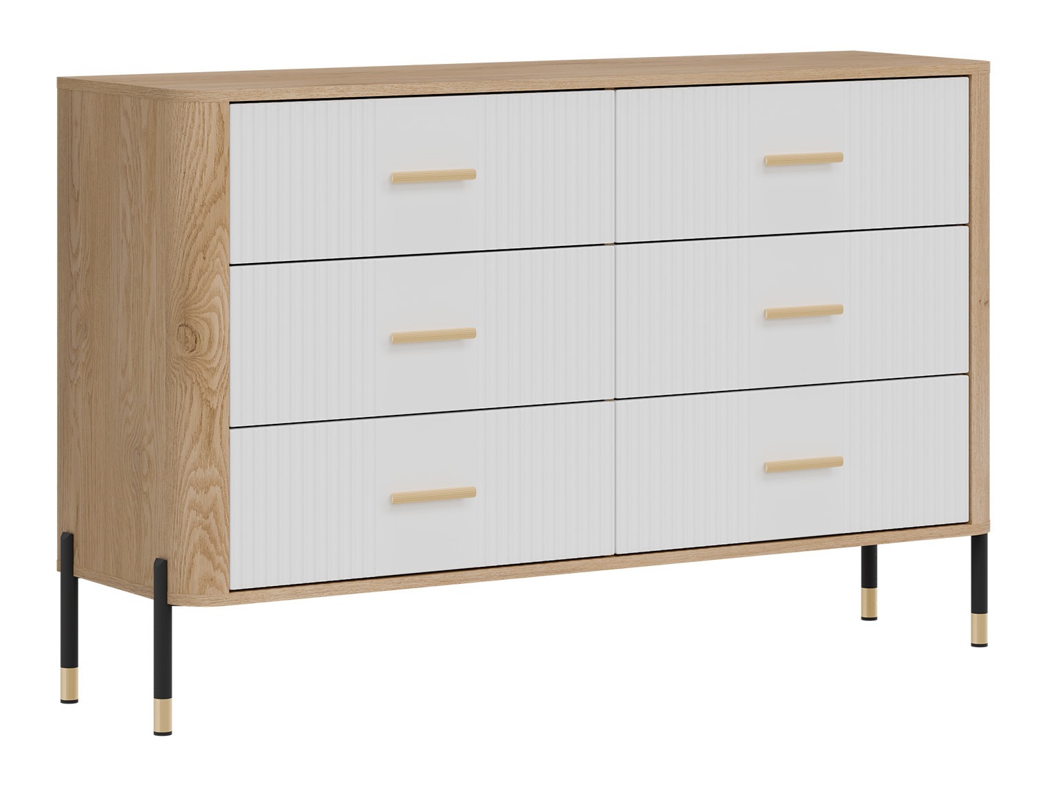 Chest of drawers Flosora 109 (White)