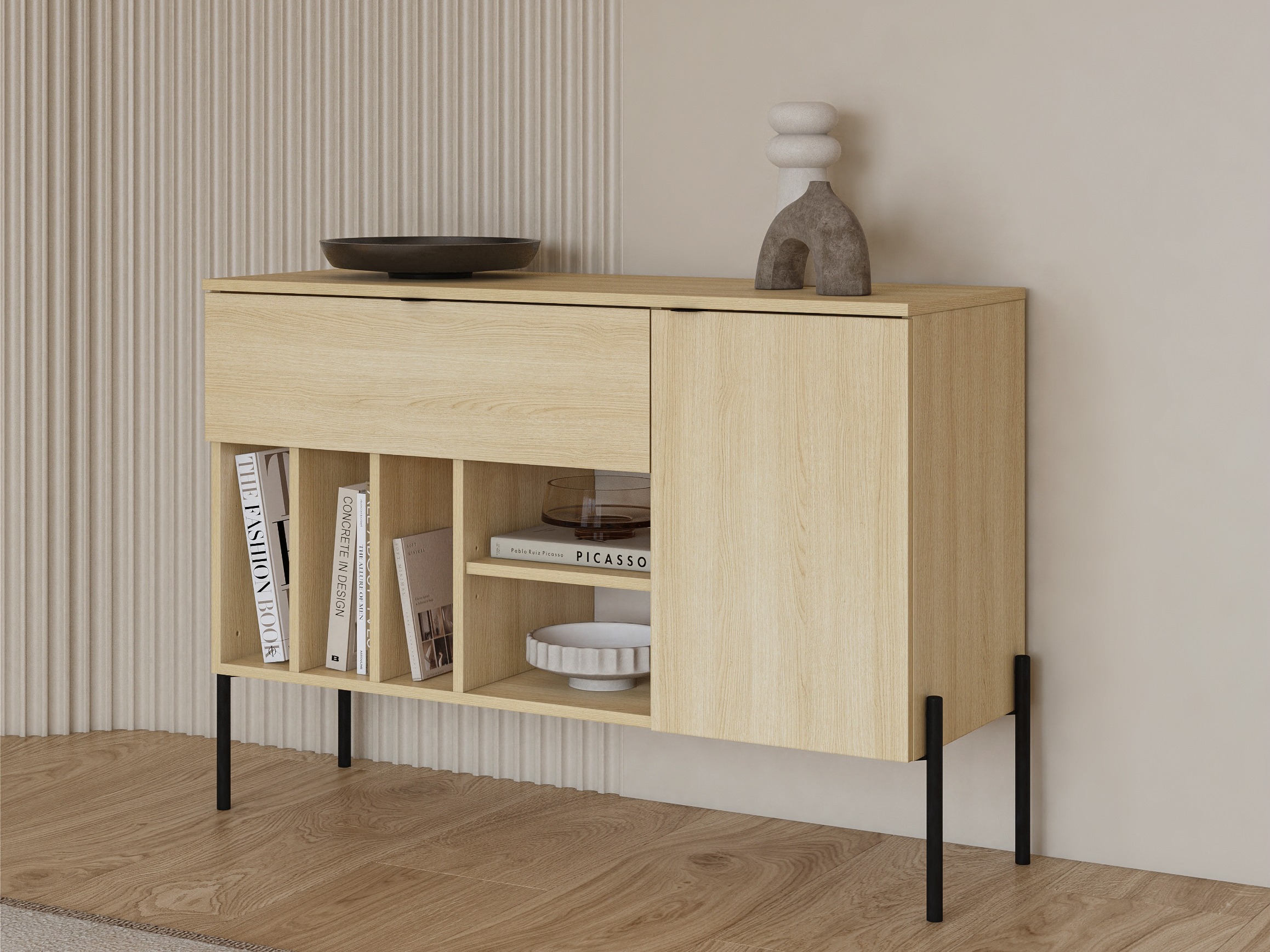 Chest of drawers Levtenu 112 (Oak)