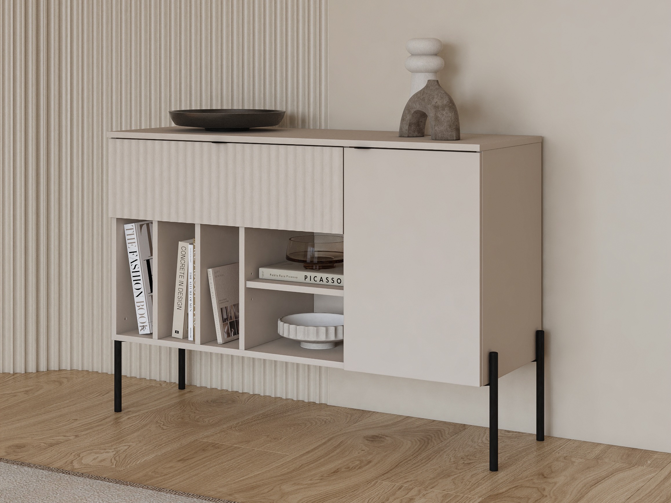 Chest of drawers Levtenu 113 (Cashmere)