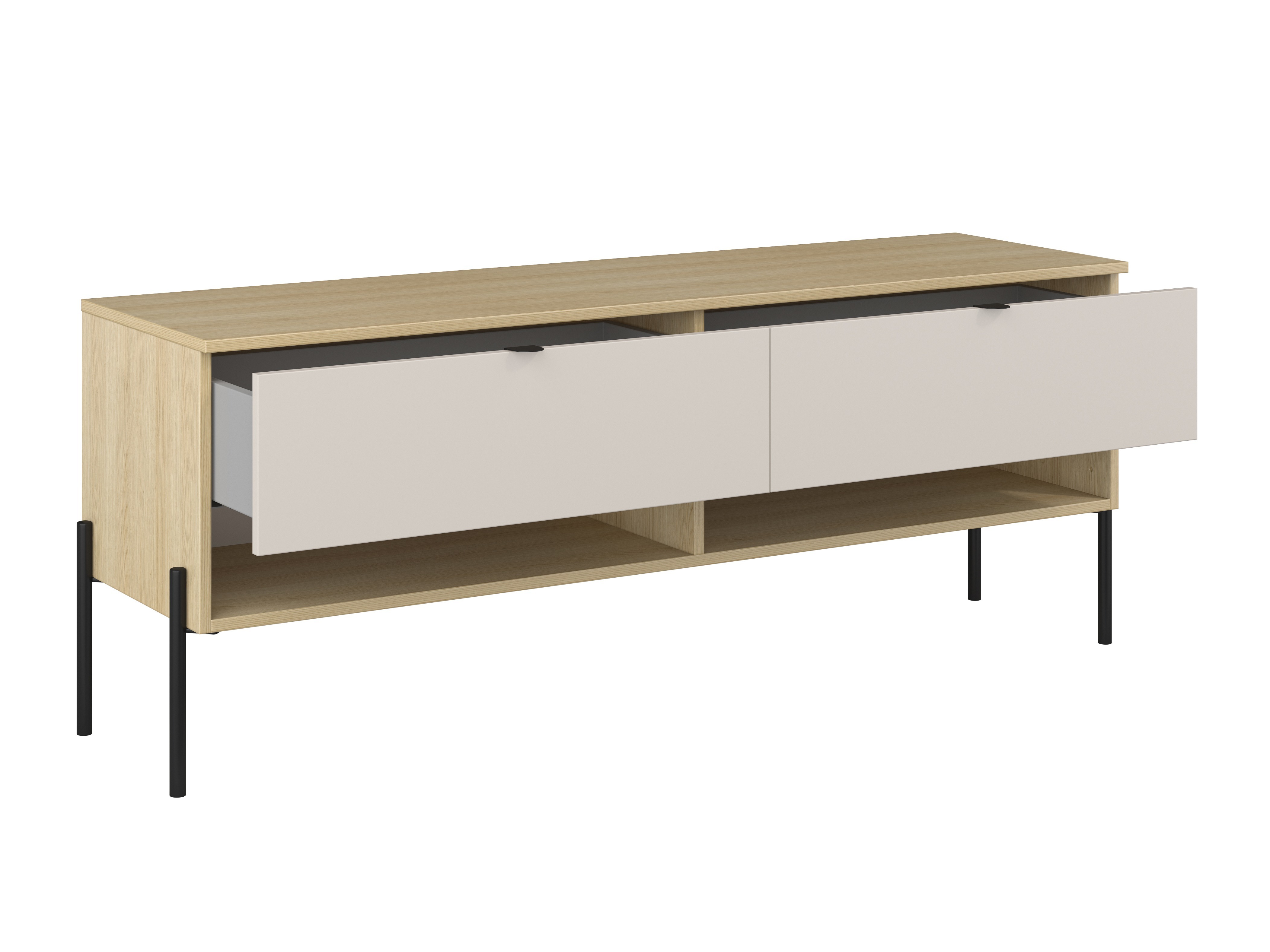 TV stand Levtenu 108 (Oak + Cashmere)