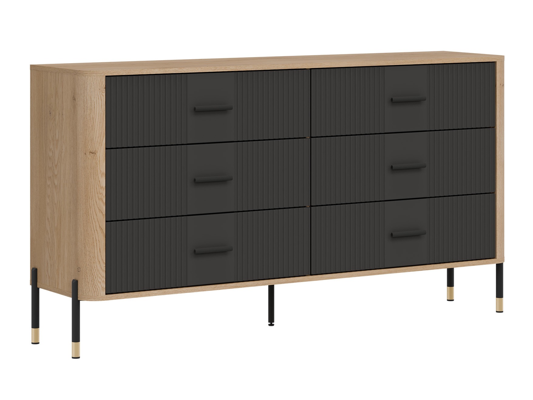 Chest of drawers Flosora 111 (Anthracite)