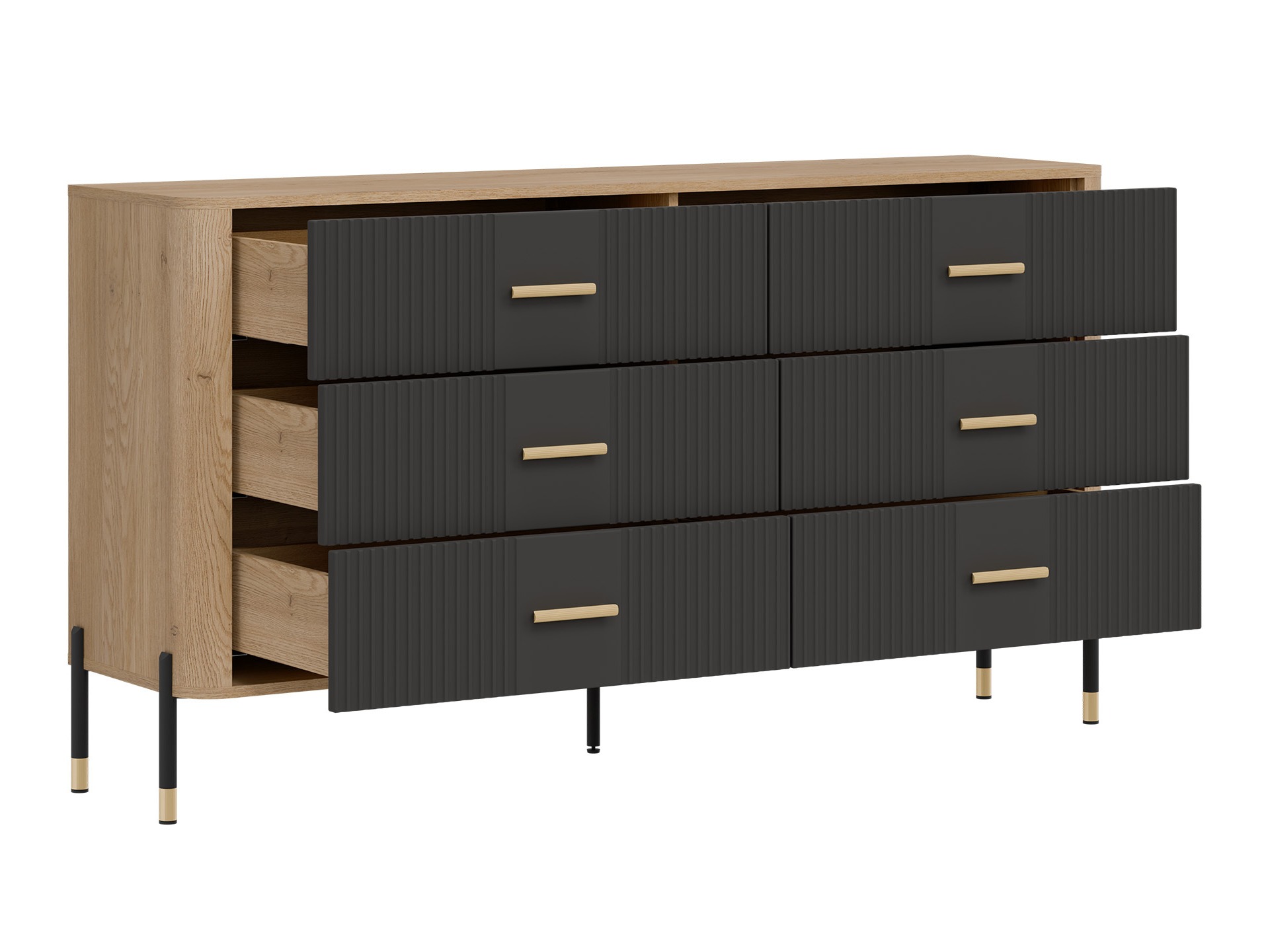 Chest of drawers Flosora 111 (Anthracite)