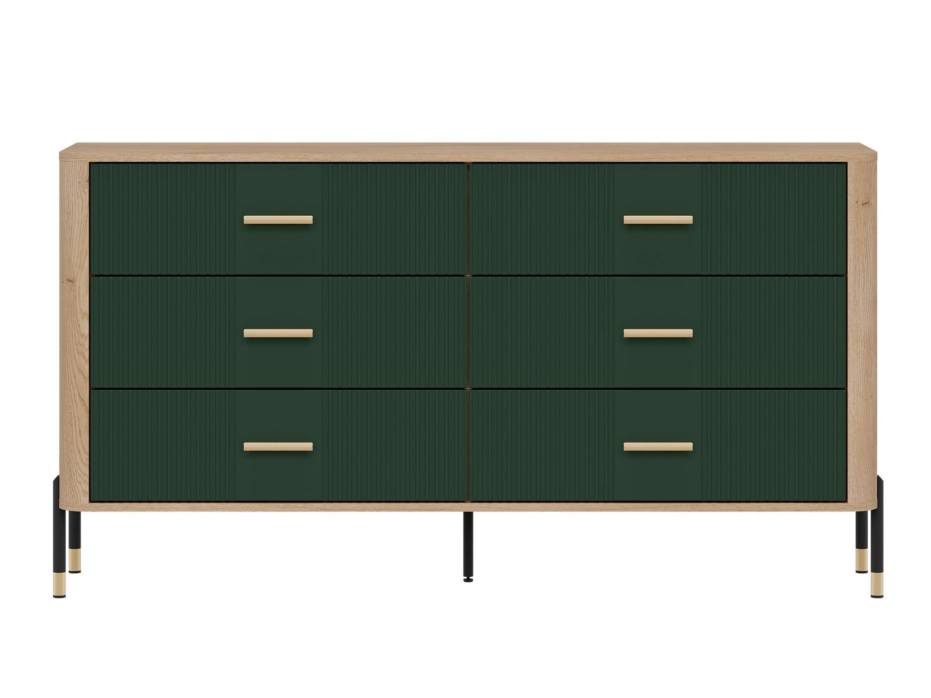 Chest of drawers Flosora 111 (Green)