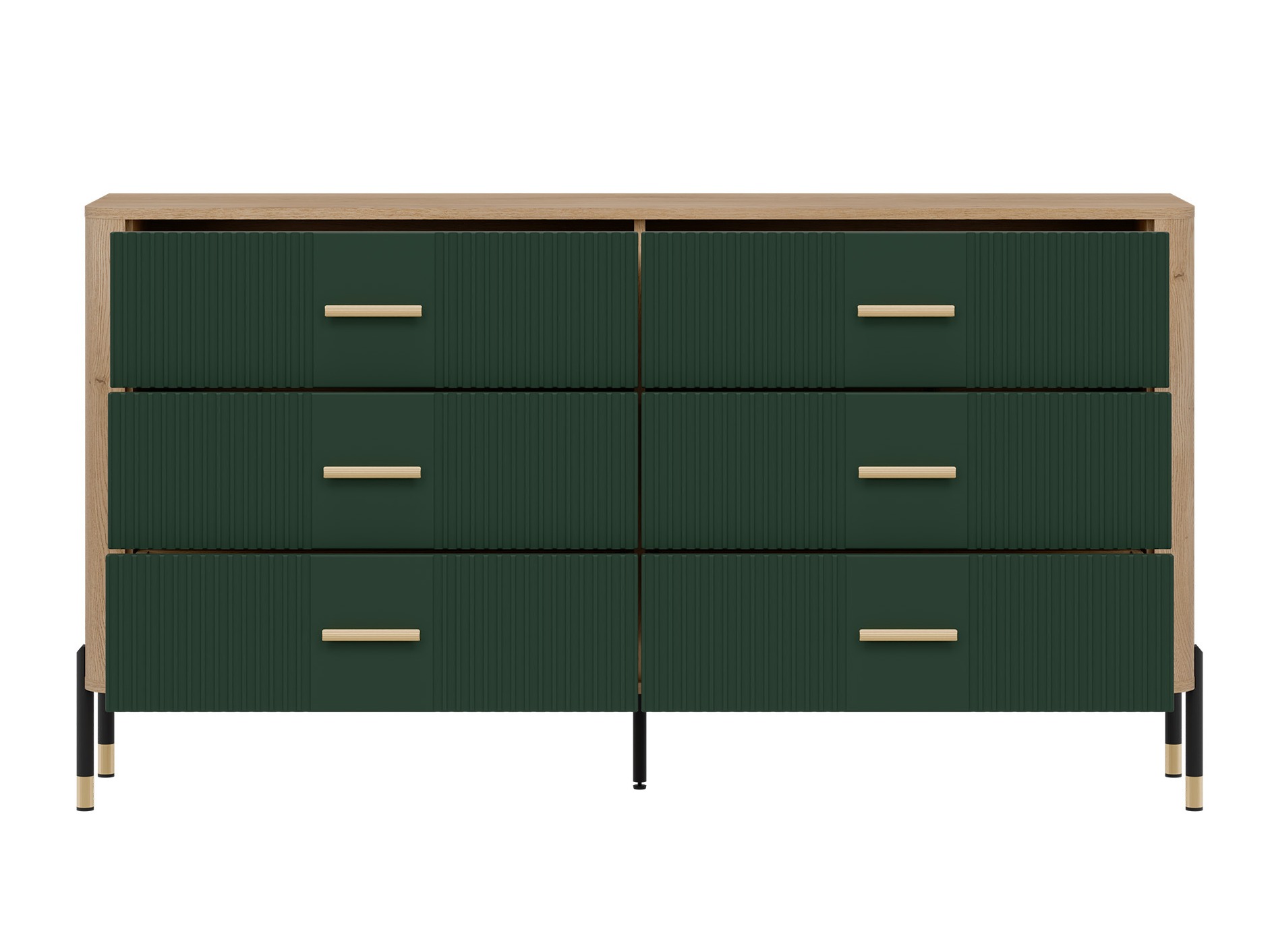 Chest of drawers Flosora 111 (Green)
