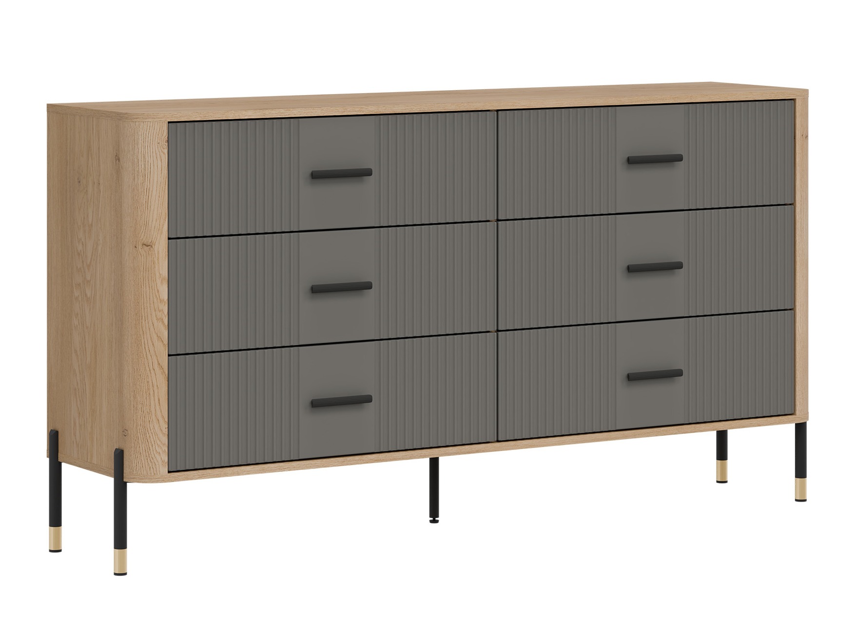 Chest of drawers Flosora 111 (Grey)