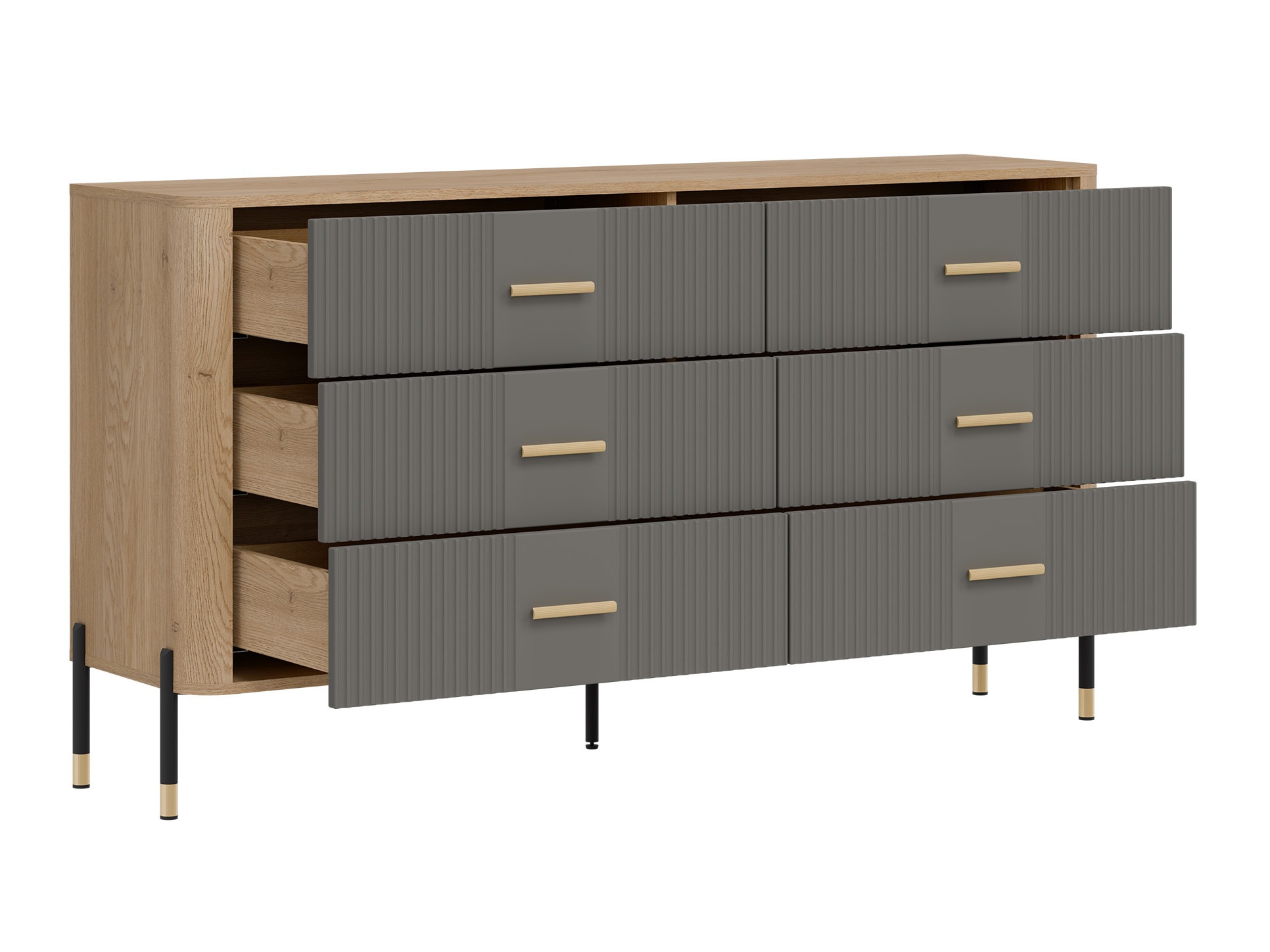 Chest of drawers Flosora 111 (Grey)