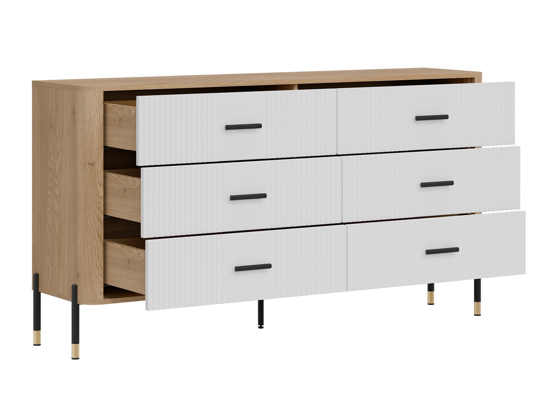 Chest of drawers Flosora 111 (White)