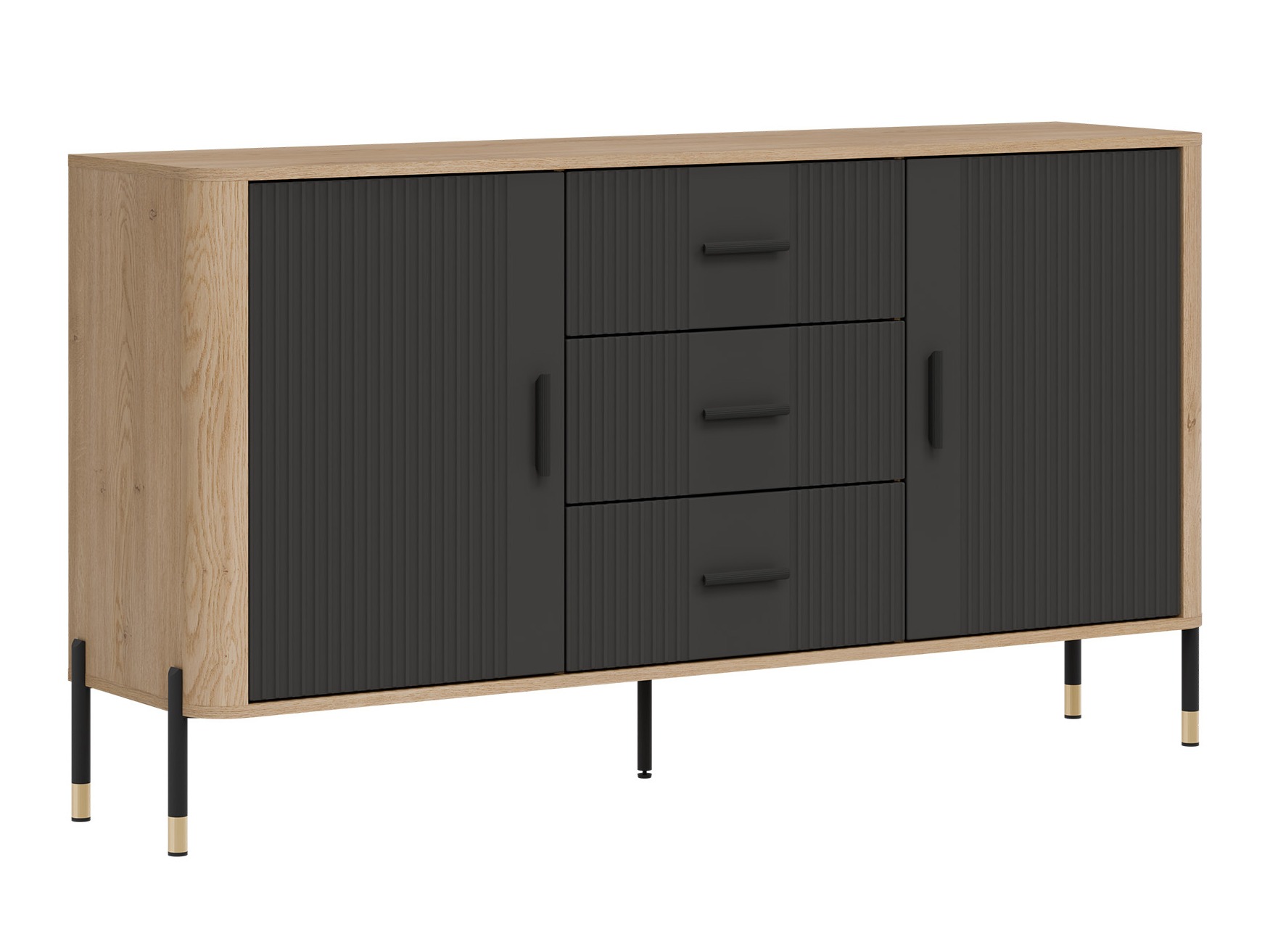 Chest of drawers Flosora 113 (Anthracite)