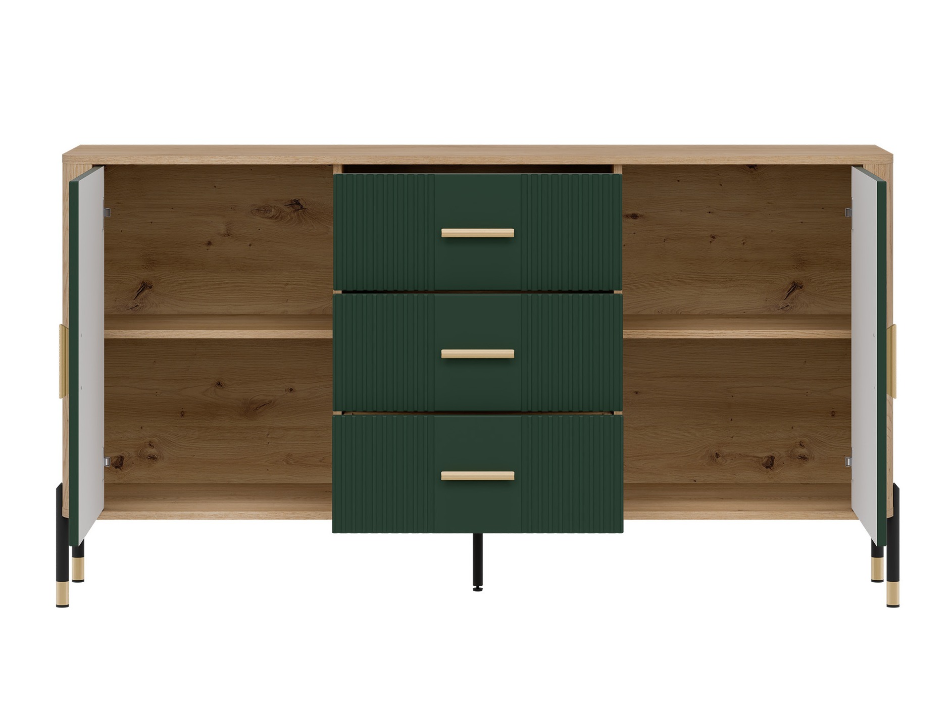 Chest of drawers Flosora 113 (Green)