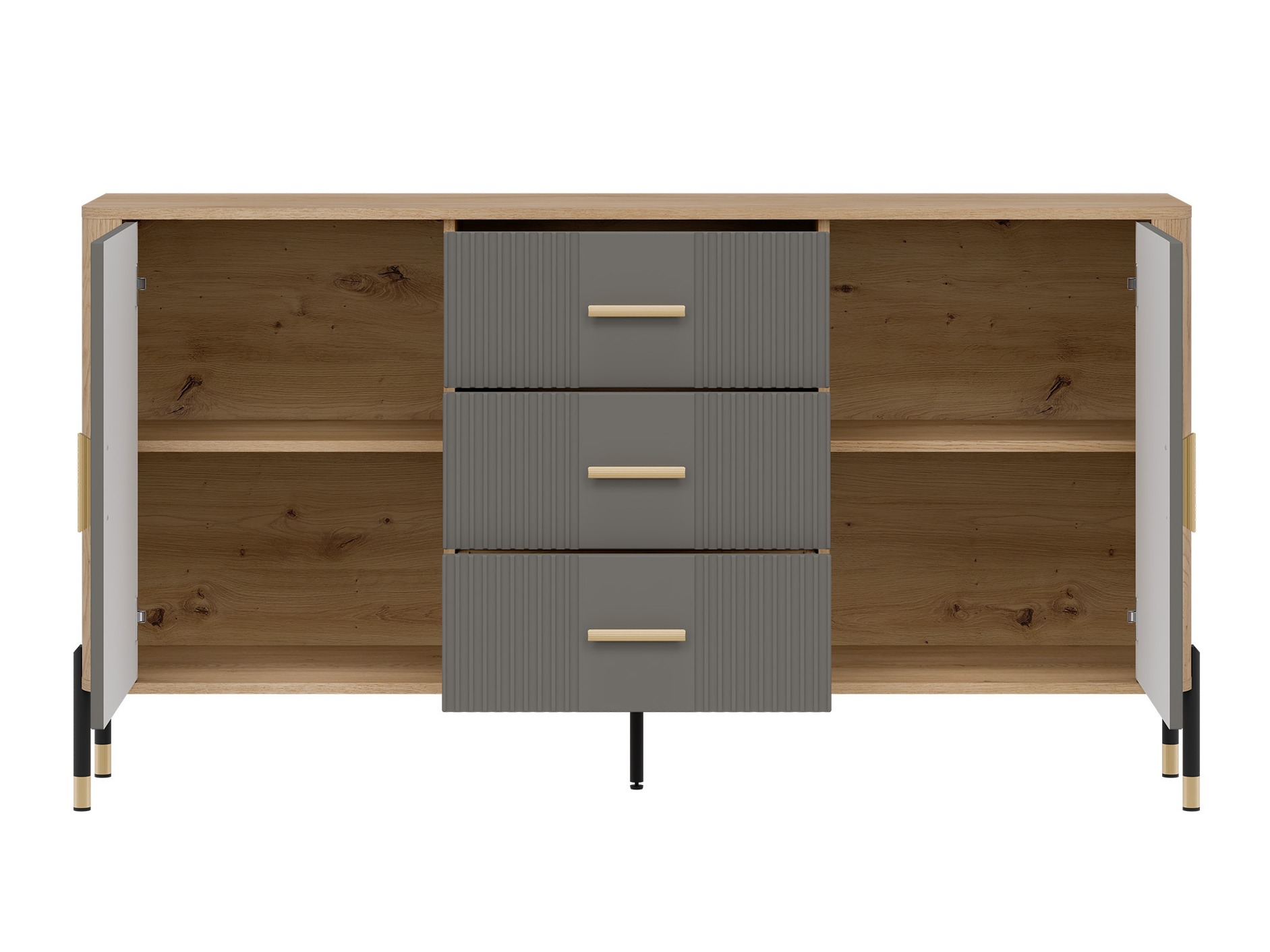 Chest of drawers Flosora 113 (Grey)
