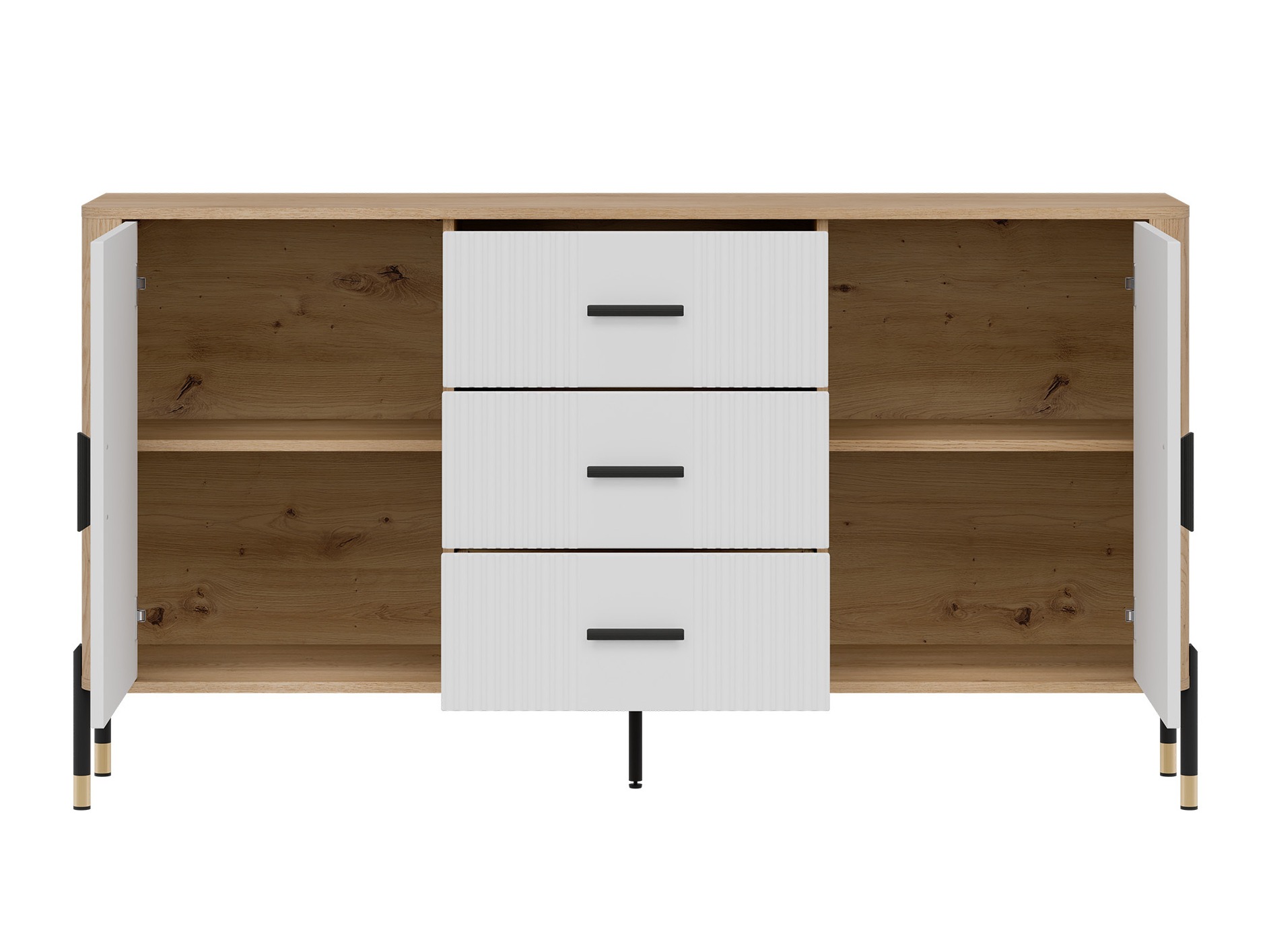 Chest of drawers Flosora 113 (White)
