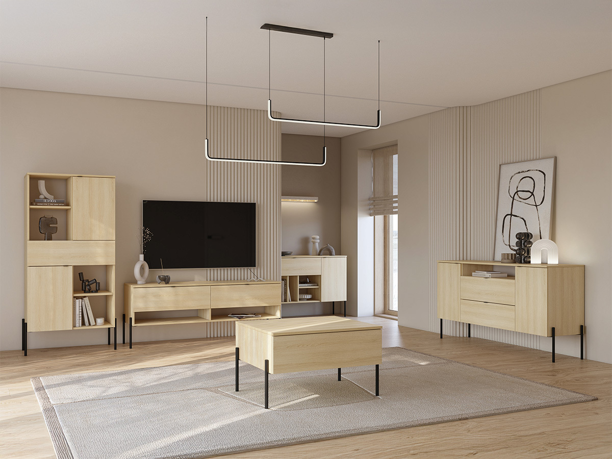 Living room set Levtenu 118 (Oak)