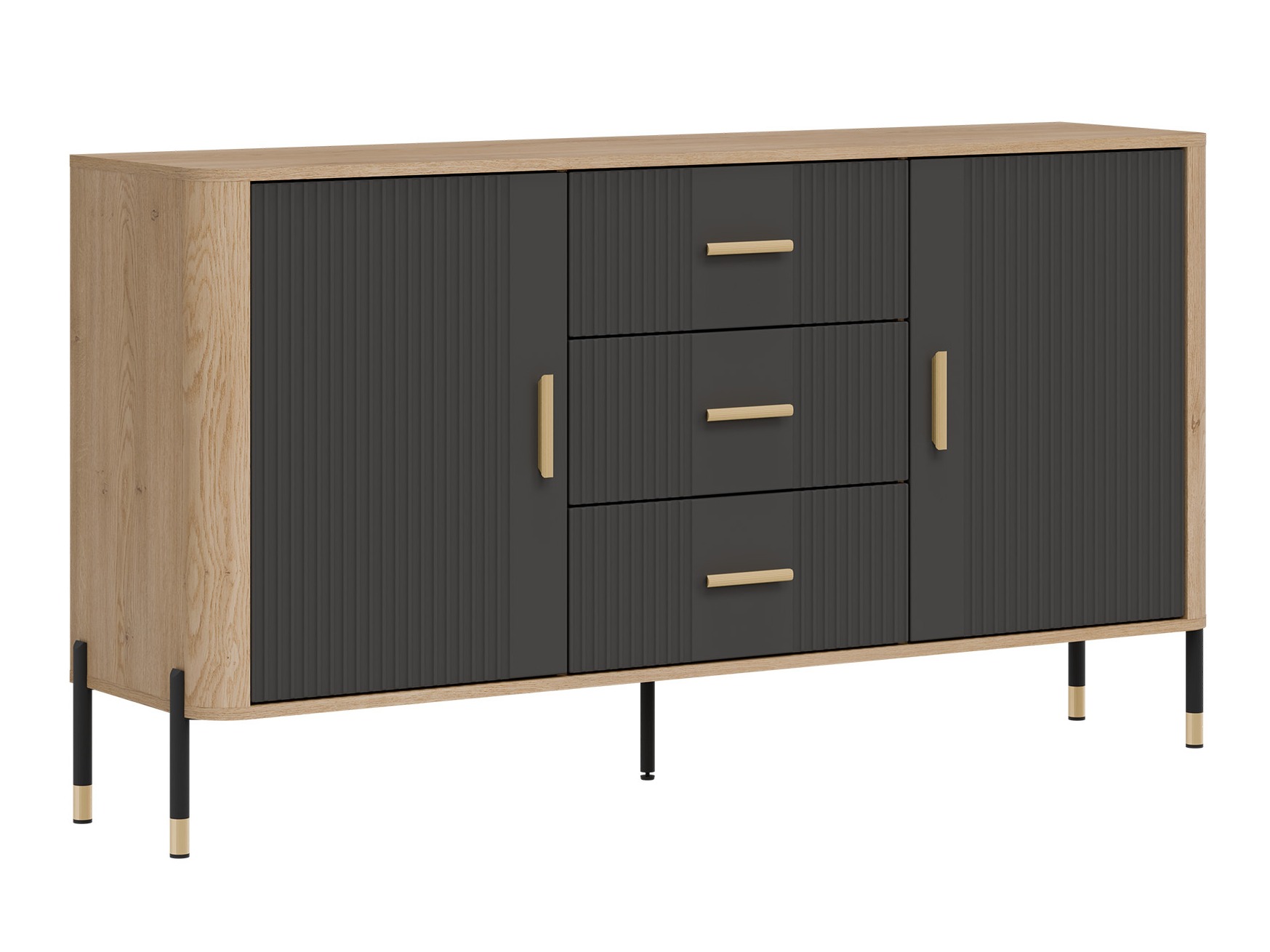 Chest of drawers Flosora 113 (Anthracite)