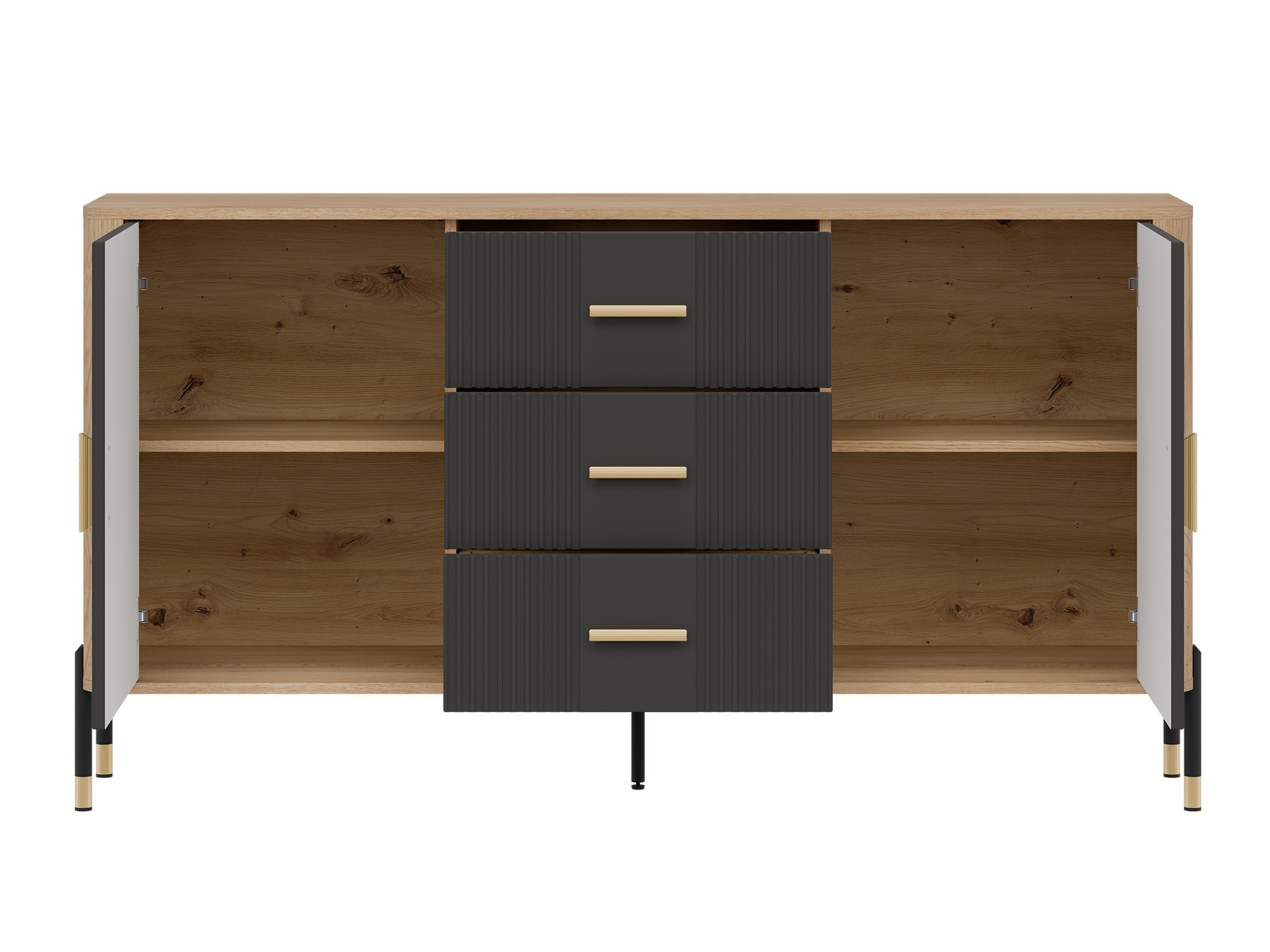 Chest of drawers Flosora 113 (Anthracite)