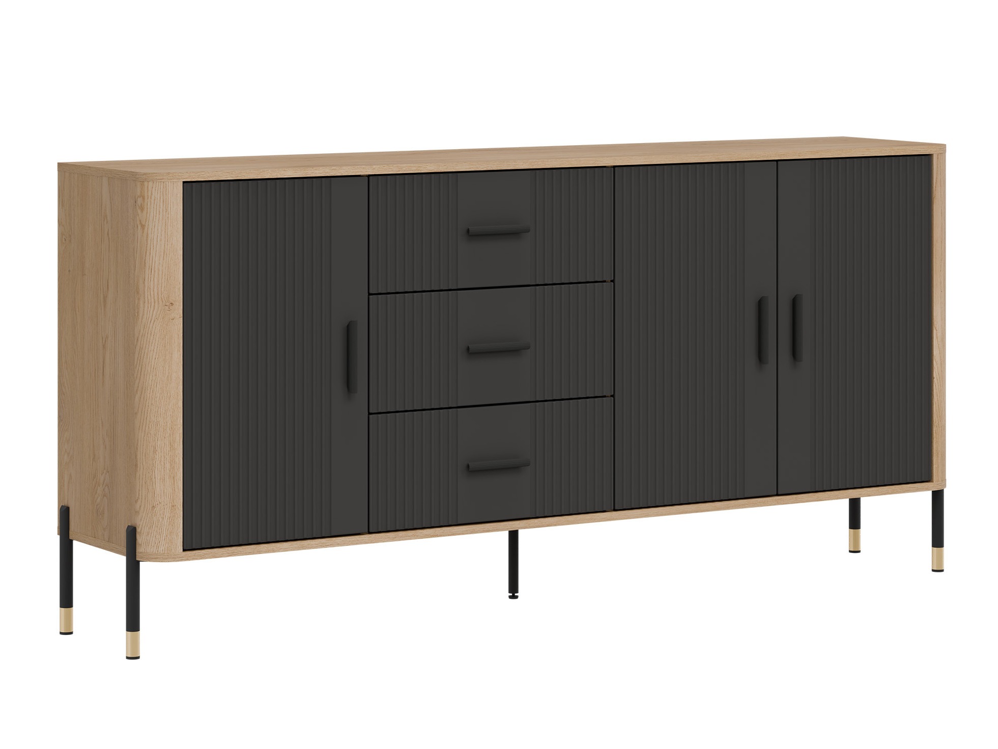 Chest of drawers Flosora 115 (Anthracite)