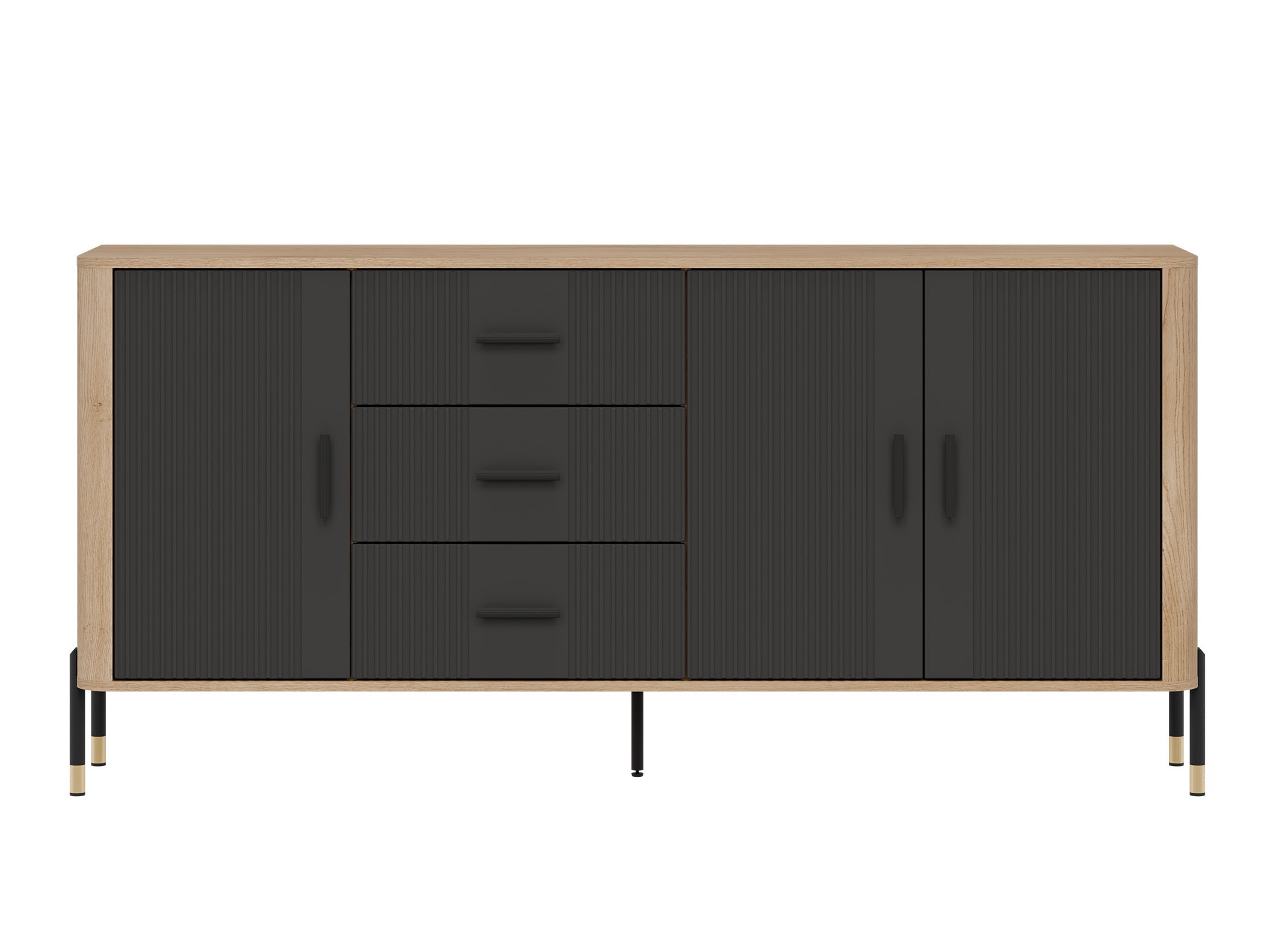 Chest of drawers Flosora 115 (Anthracite)