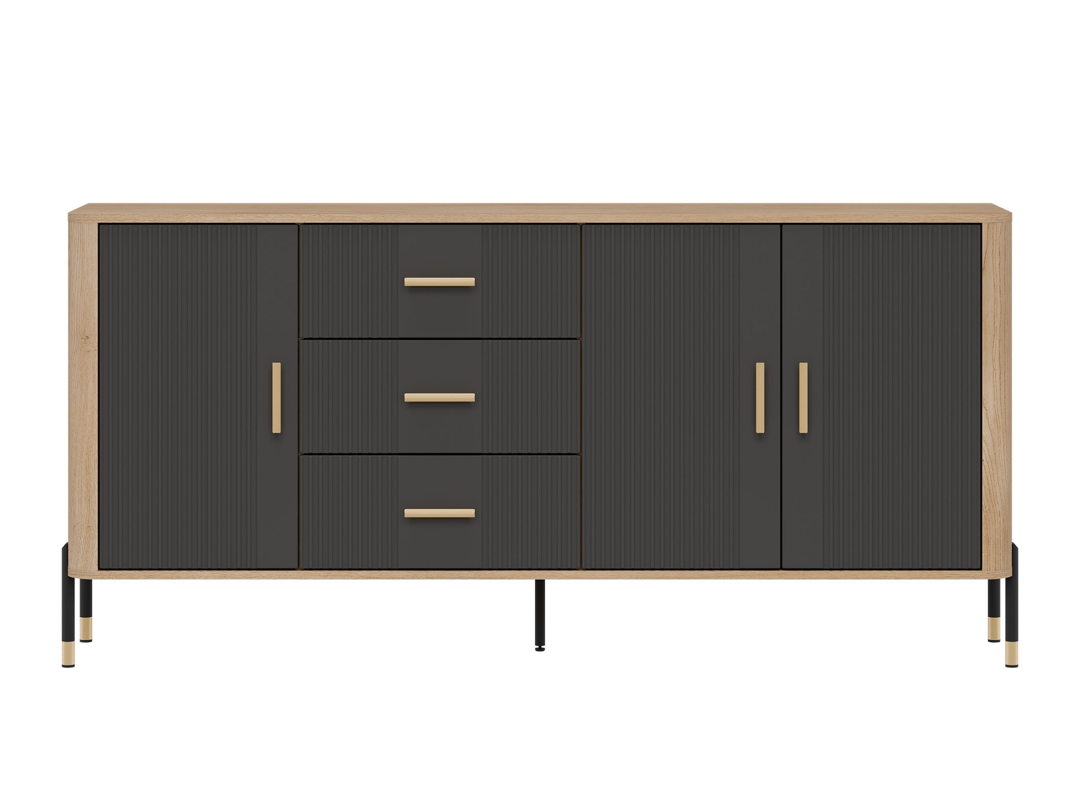 Chest of drawers Flosora 115 (Anthracite)