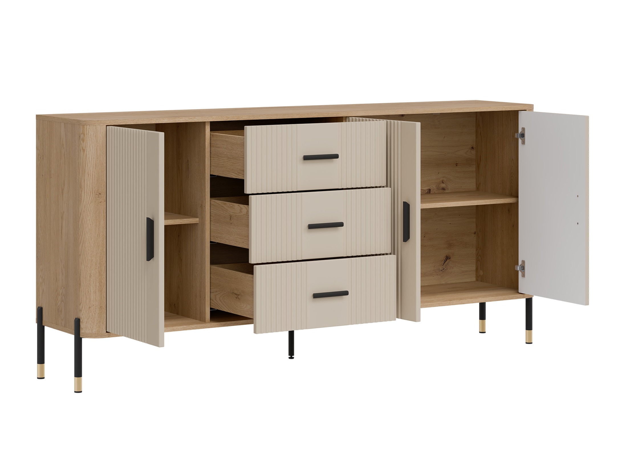 Chest of drawers Flosora 115 (Cashmere)
