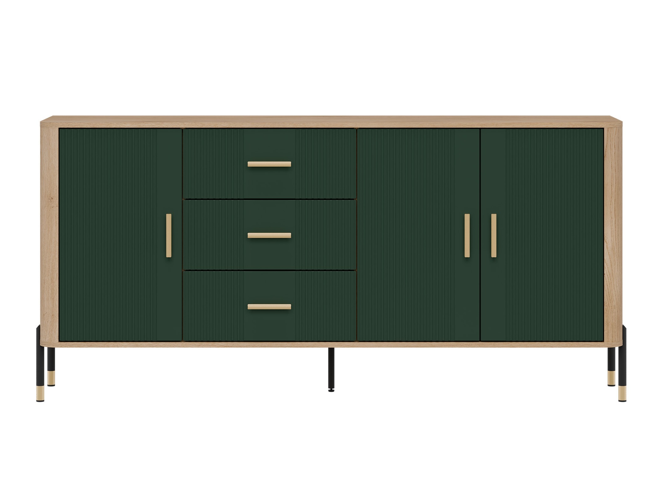 Chest of drawers Flosora 115 (Green)