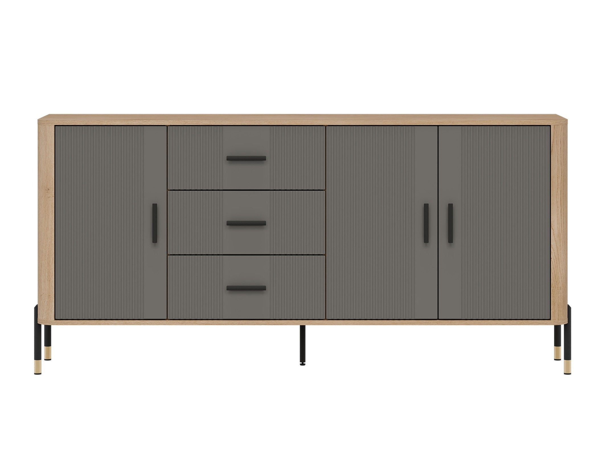Chest of drawers Flosora 115 (Grey)