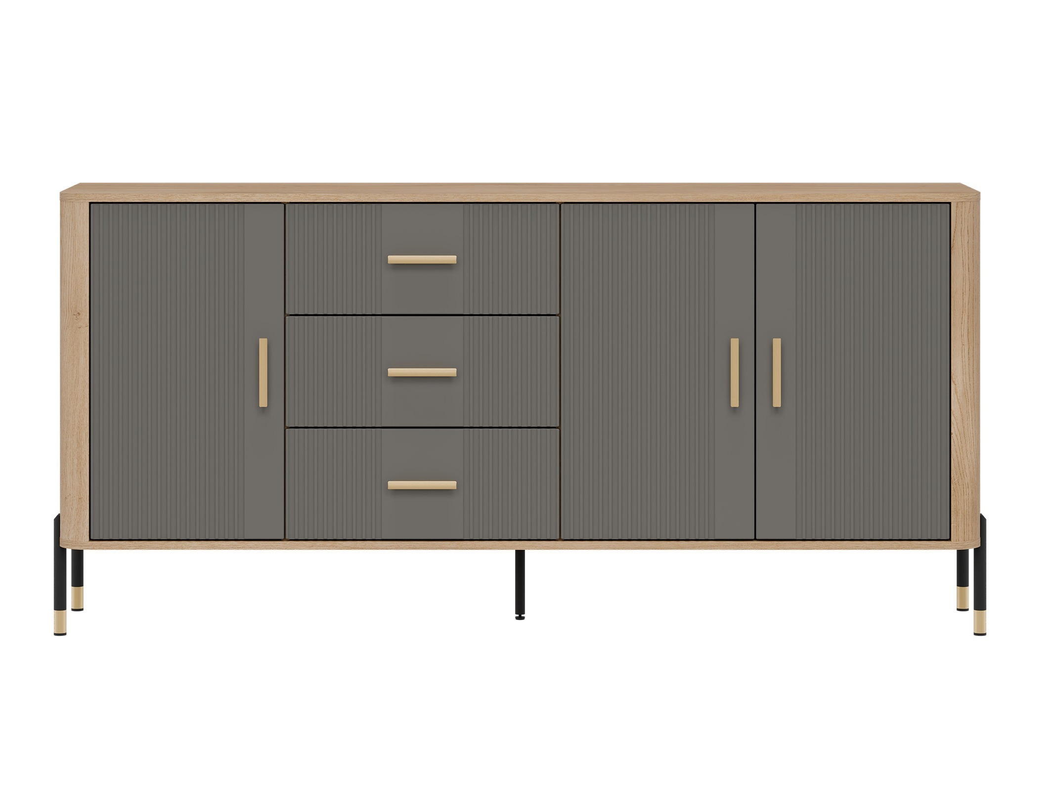 Chest of drawers Flosora 115 (Grey)